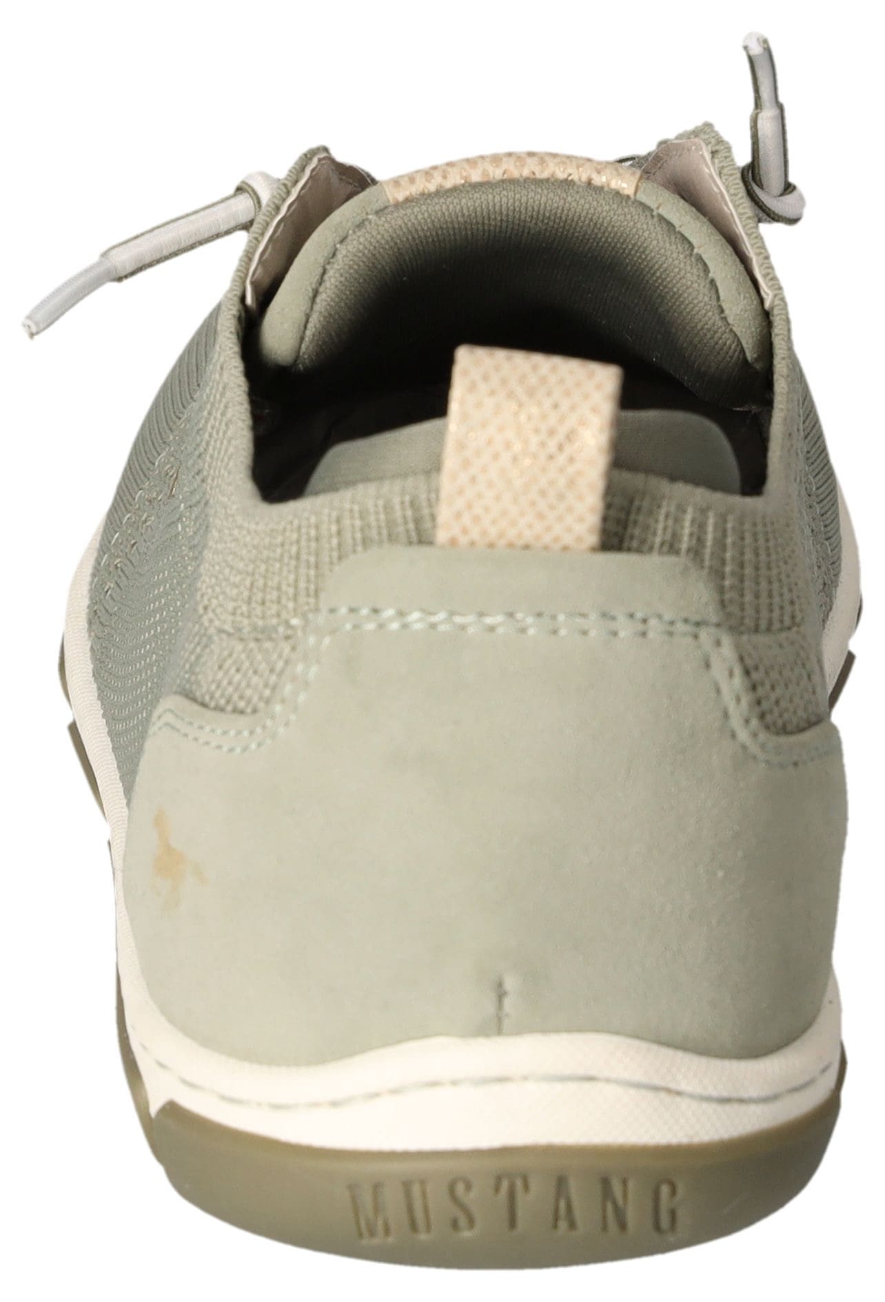 Mustang Shoes Slip-On Sneaker, Freizeitschuh, Halbschuh, Schlupfschuh, mit Elastik-Schnürsenkel