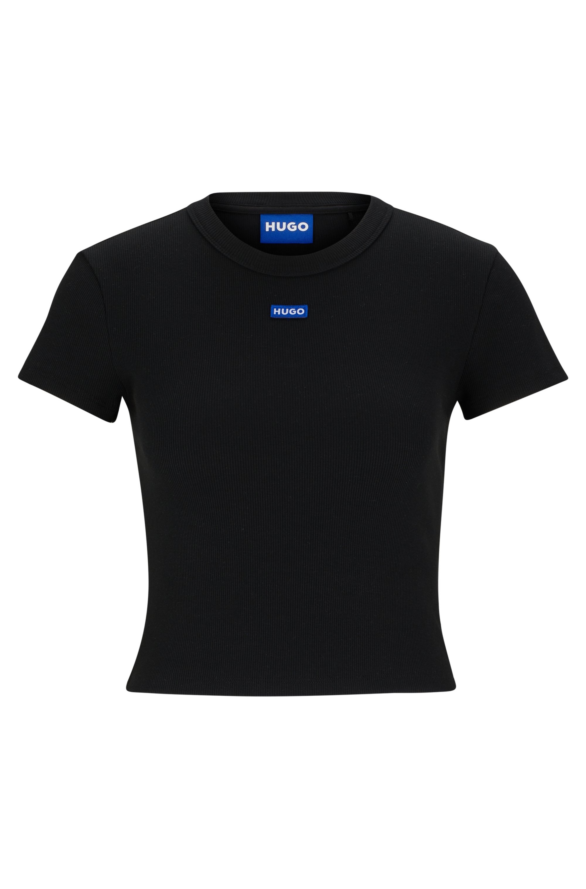 HUGO Blue T-Shirt »Baby Tee_B«, in verkürzter Länge
