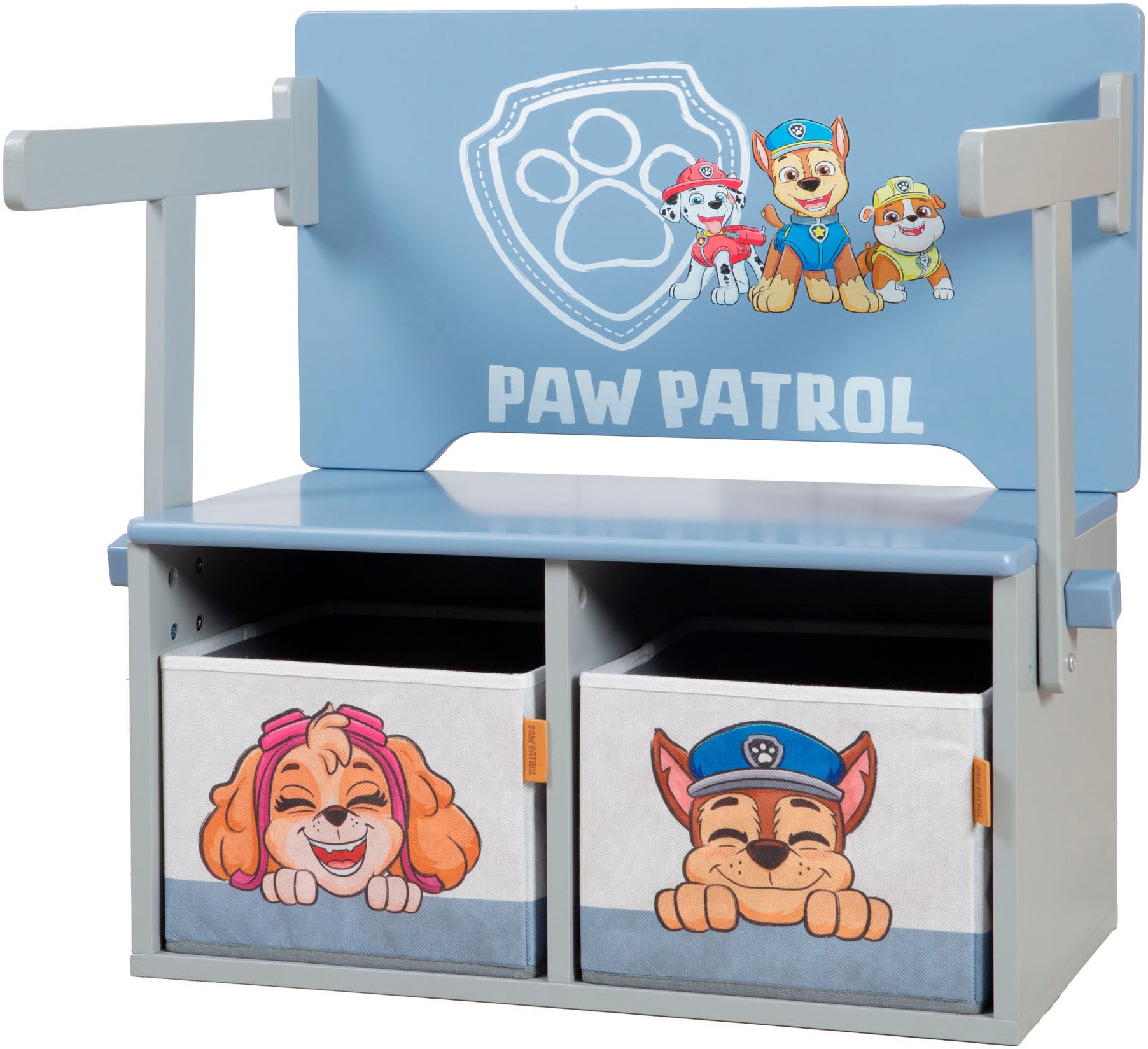 Roba® Sitzbank »Paw Patrol«, mit 2 Aufbewahrungsboxen