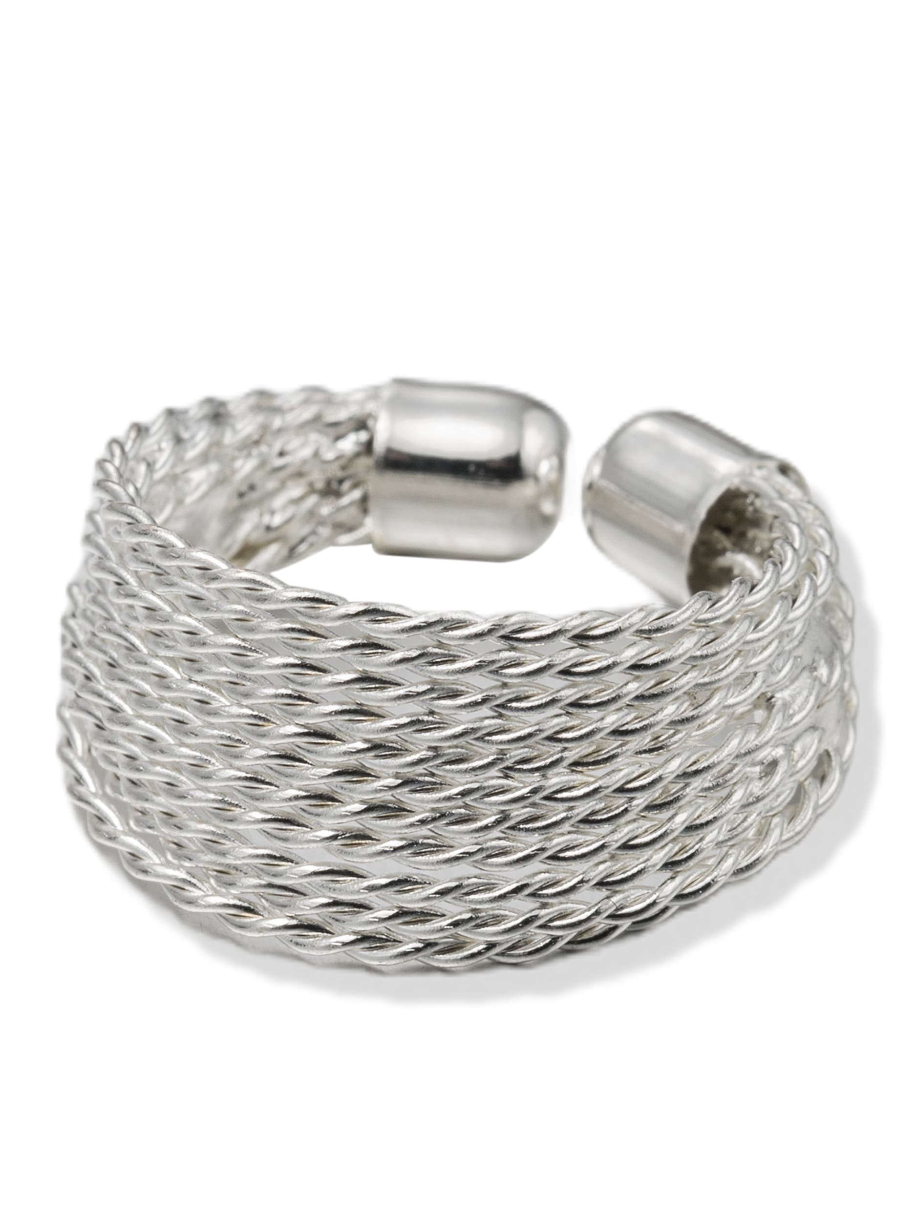 Aniston Adjustable Women's Finger Ring Silver