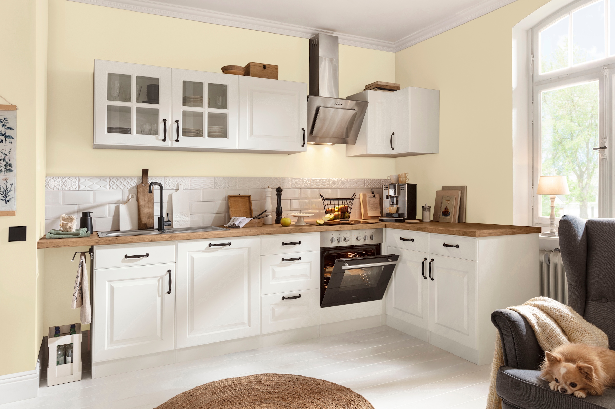 wiho Küchen Unterschrank "Erla, TOPSELLER" 100 cm breit mit Kassettenfront, günstig online kaufen