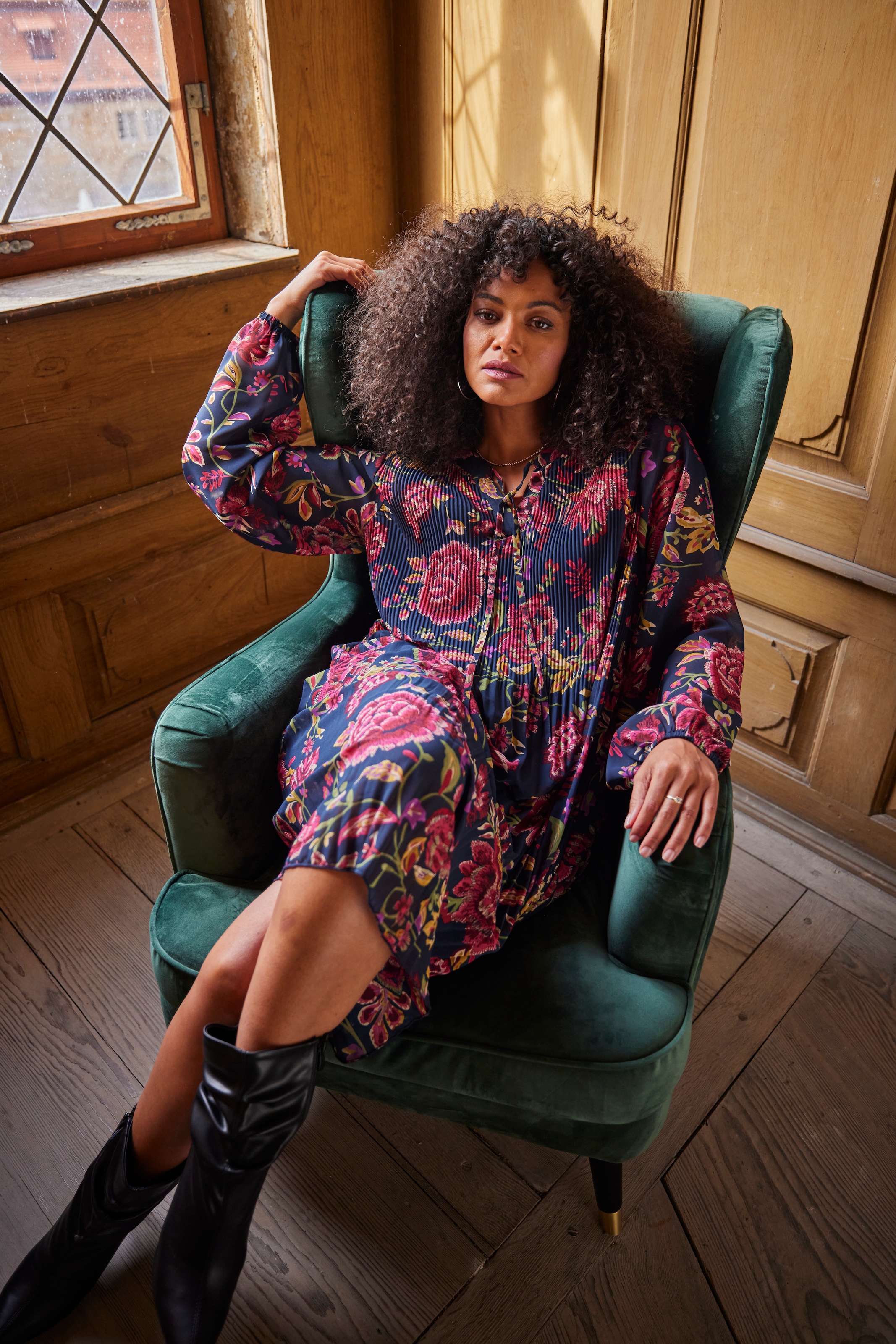 Aniston PLUS Sommerkleid, in Alloverprint - NEUE KOLLEKTION