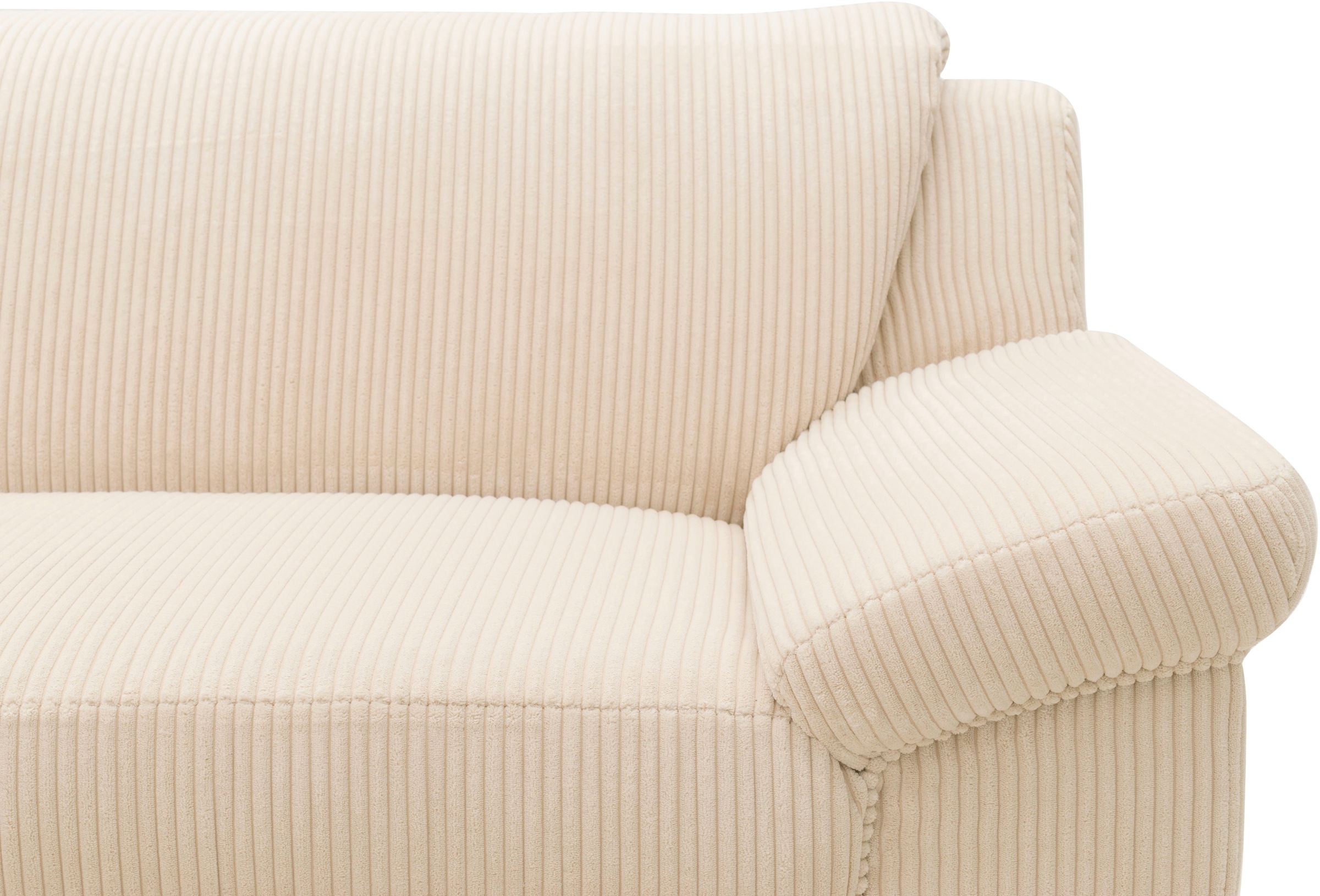 Home affaire Ecksofa »Yesterday Sitzbelastung 140 kg, L-Form«, wahlweise mit Bettfunktion, auch in Cord