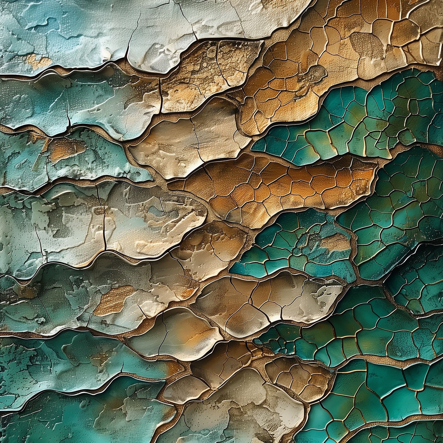 queence Acrylglasbild »Abstraktes Mosaik«, Abstrakt-Abstrakte-Formen-Gemälde-Kunst, (1 St.), Fine Art-Print in Galeriequalität