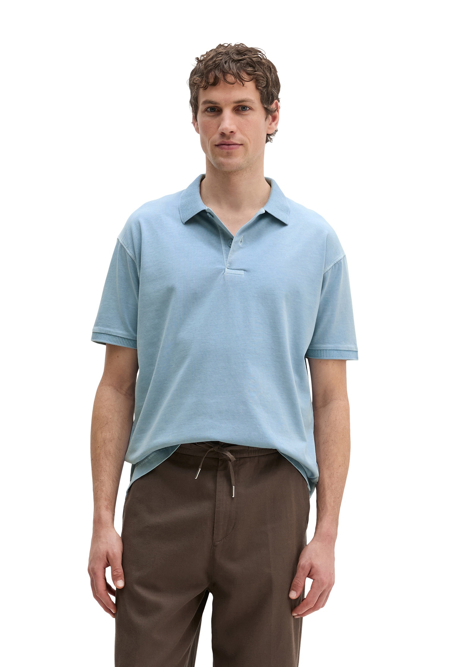 Marc O'Polo Poloshirt »aus schwerem Bio-Baumwoll-Jersey«