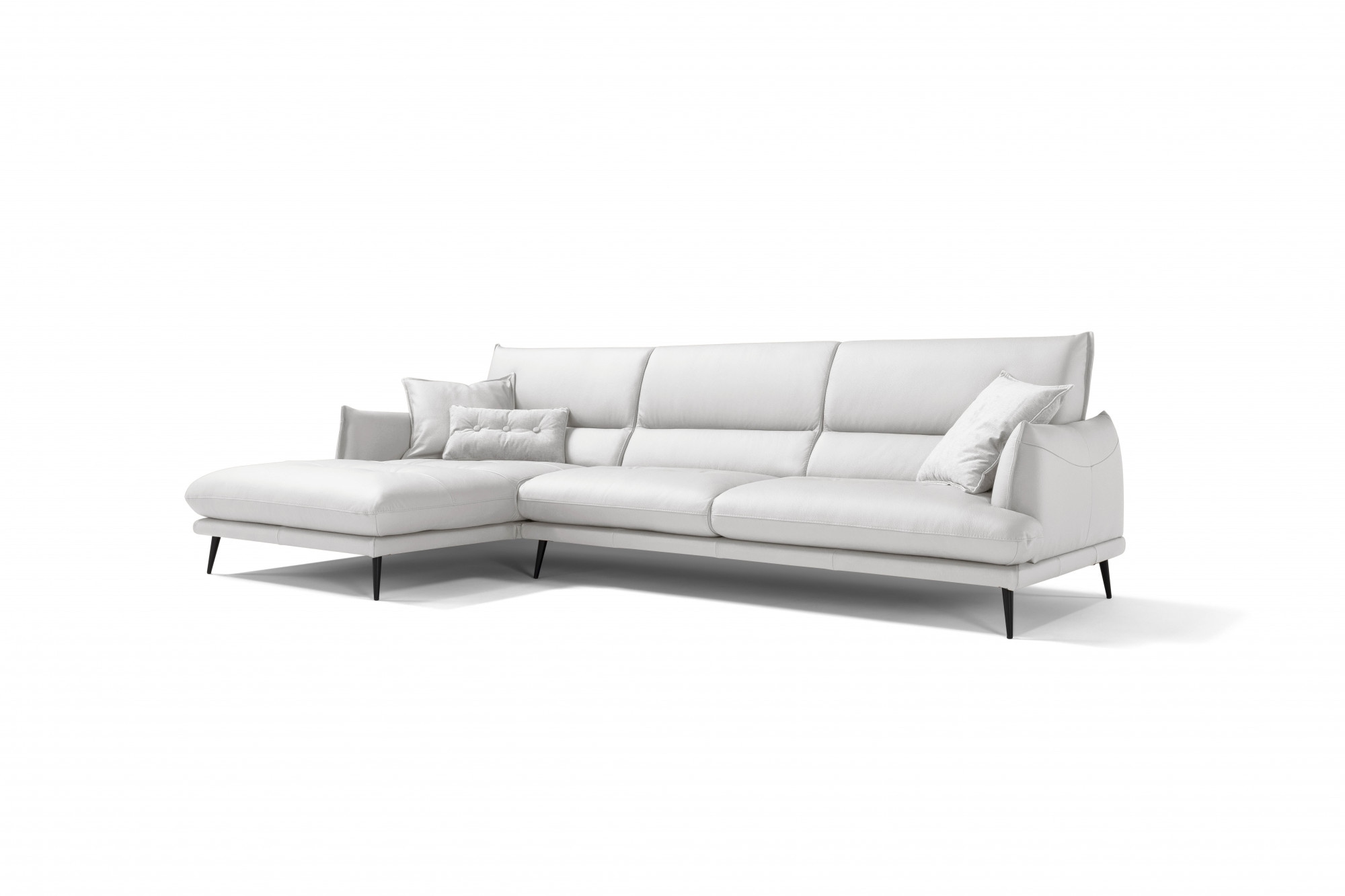 Egoitaliano Ecksofa "FUNNY, hochwertiges & aktuelles Design, bequeme Rücken günstig online kaufen