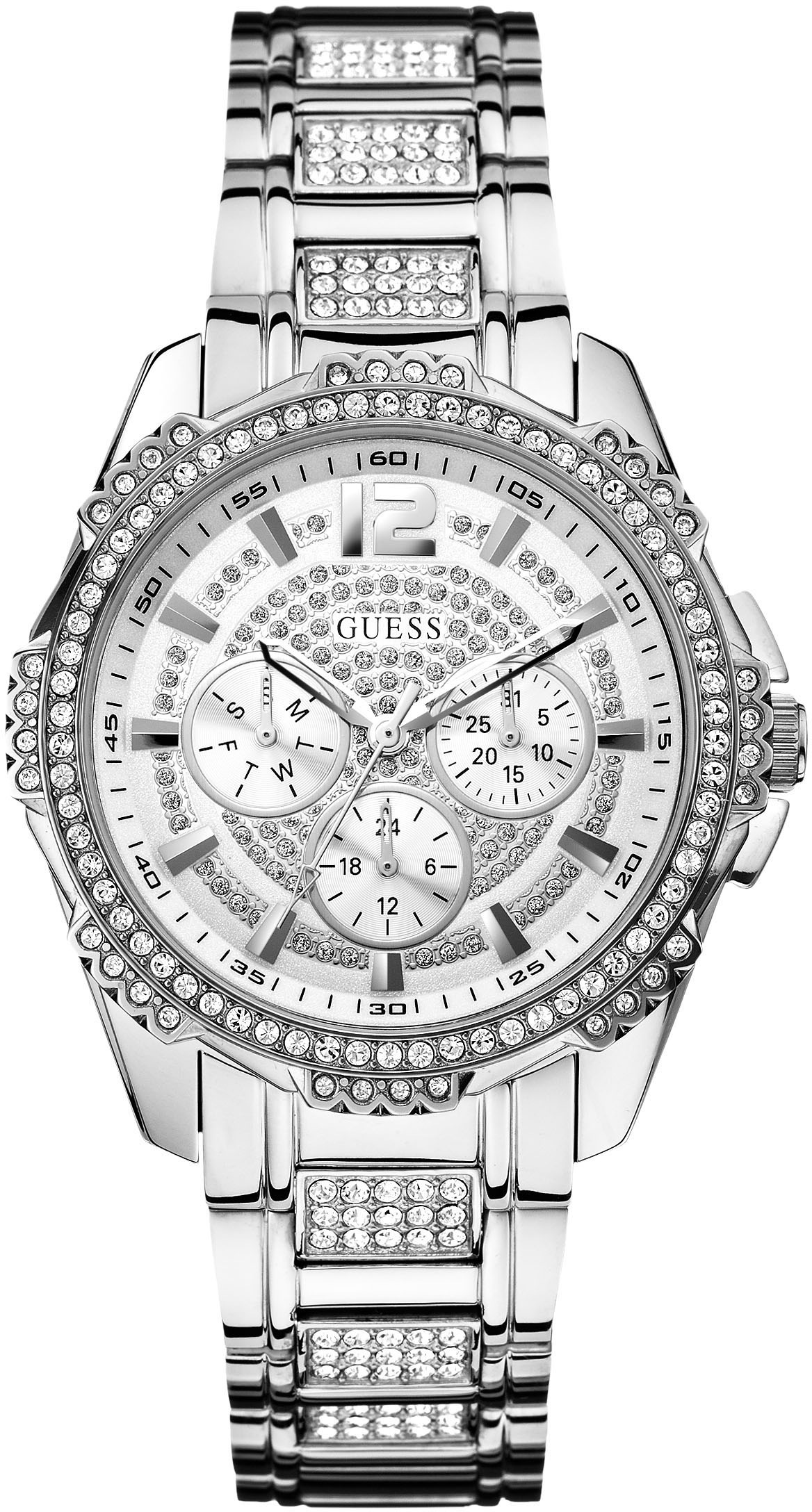 guess bedazzled watch