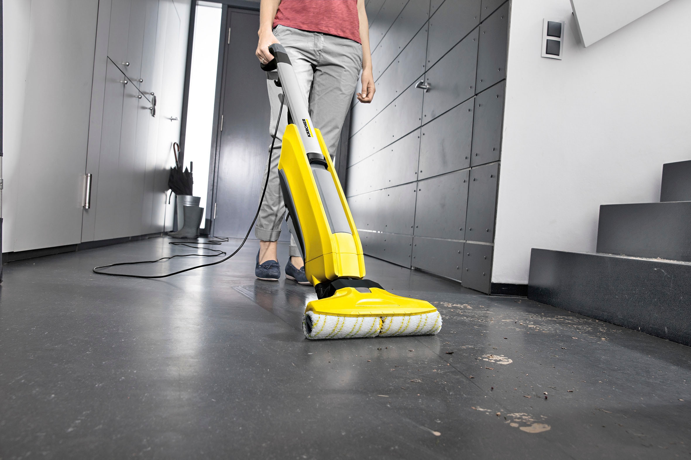 KÄRCHER Hartbodenreiniger »FC 5«, 2-in-1-Funktion: nimmt Staub und Verschüttetes auf