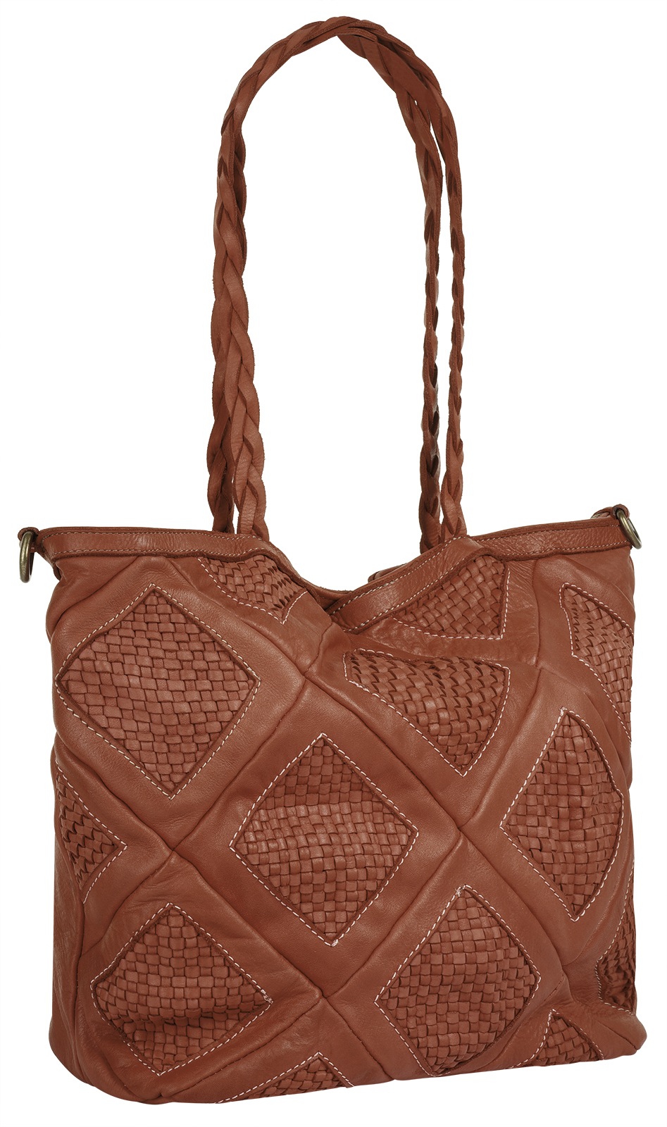 Samantha Look Shopper, echt Leder, Made in Italy