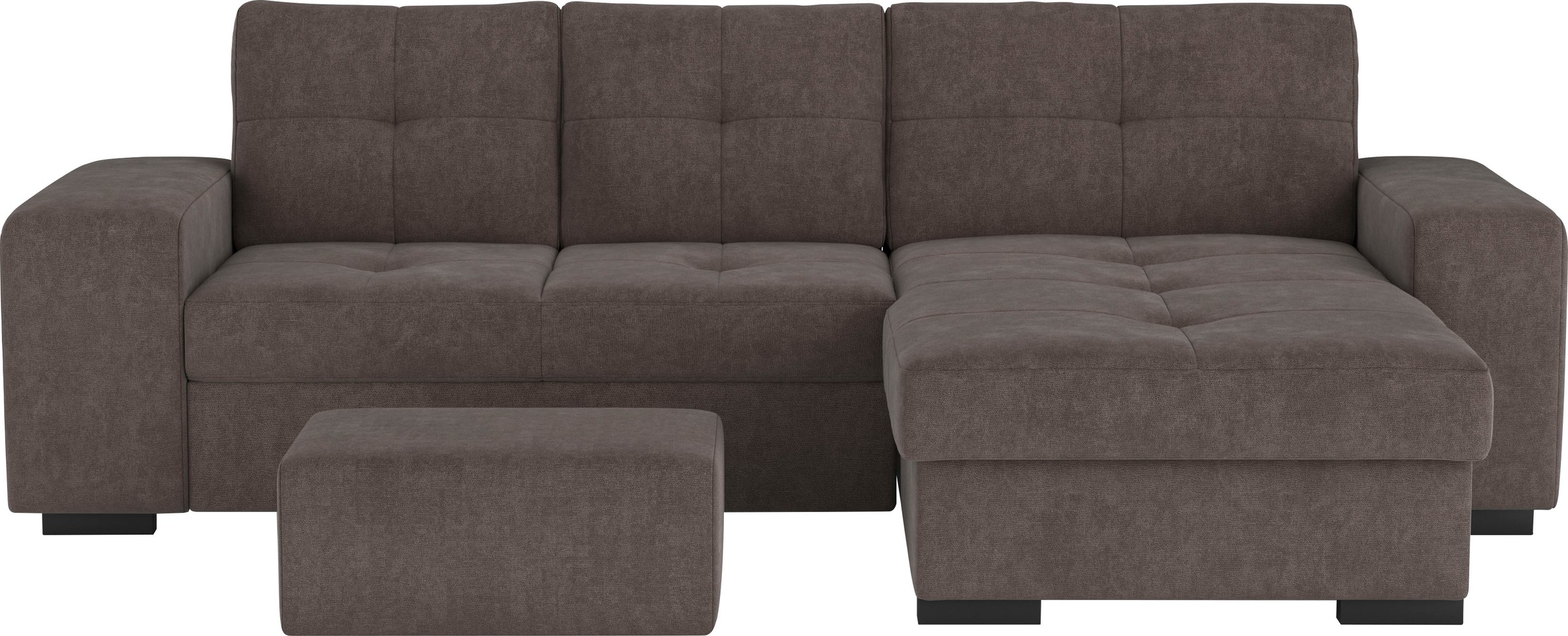 COTTA Ecksofa "Mattina L-Form", mit Hocker, wahlweise mit Bettfunktion & Be günstig online kaufen
