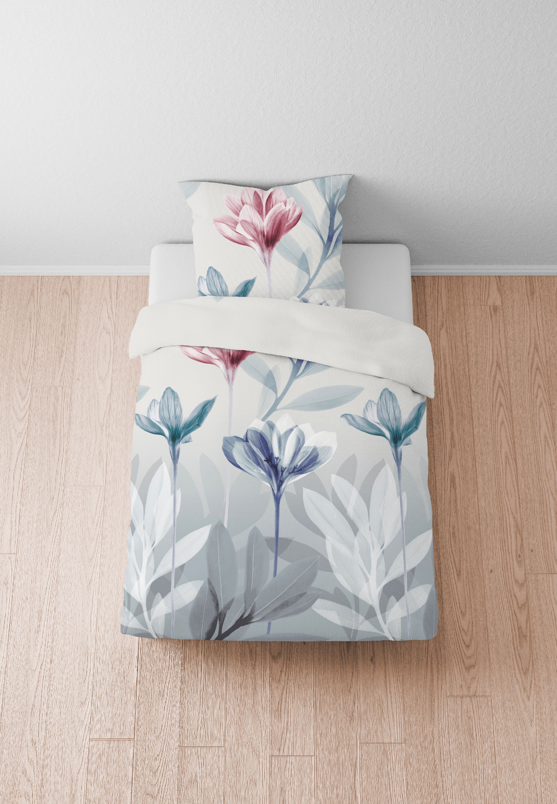 Biberna Bettwäsche "0025008" 2 Stk. tlg. absolut bügelfrei, 100% Baumwolle, günstig online kaufen