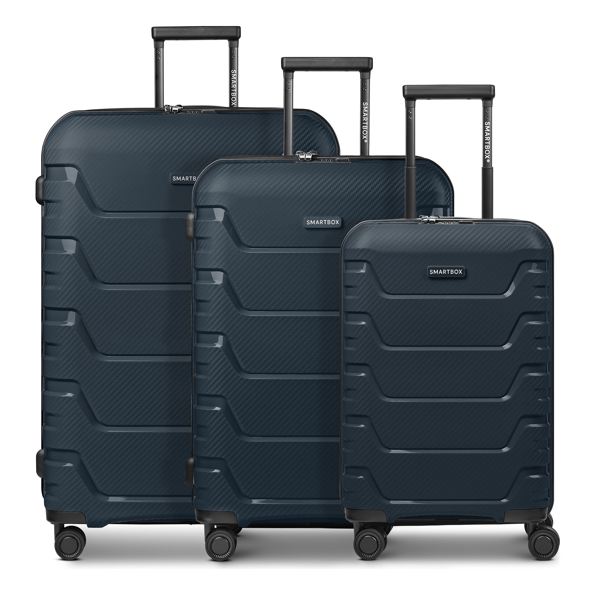 Smartbox "Edition 01 4 Rollen Kofferset 3-teilig mit Dehnfalte"