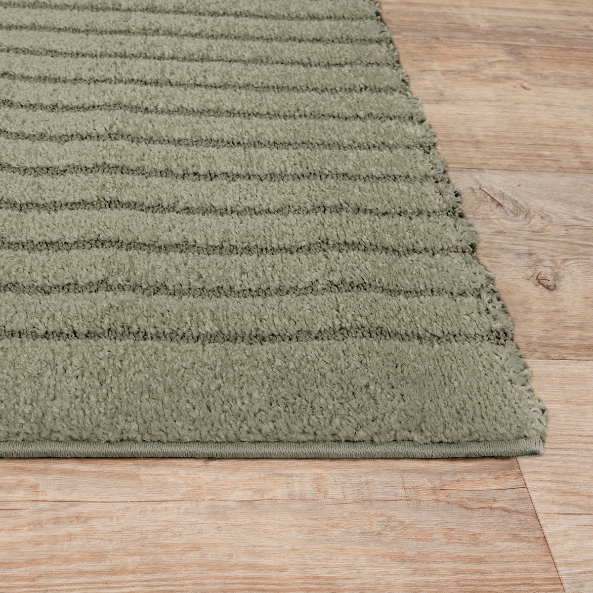 Teppich THE CARPET "Elisa", grün, B:160cm H:12mm L:220cm, Polyester, Polypropylen, Teppiche, Teppich, moderner Wohnzimmer Teppich, hohe Flordichte und angenehm weich 3