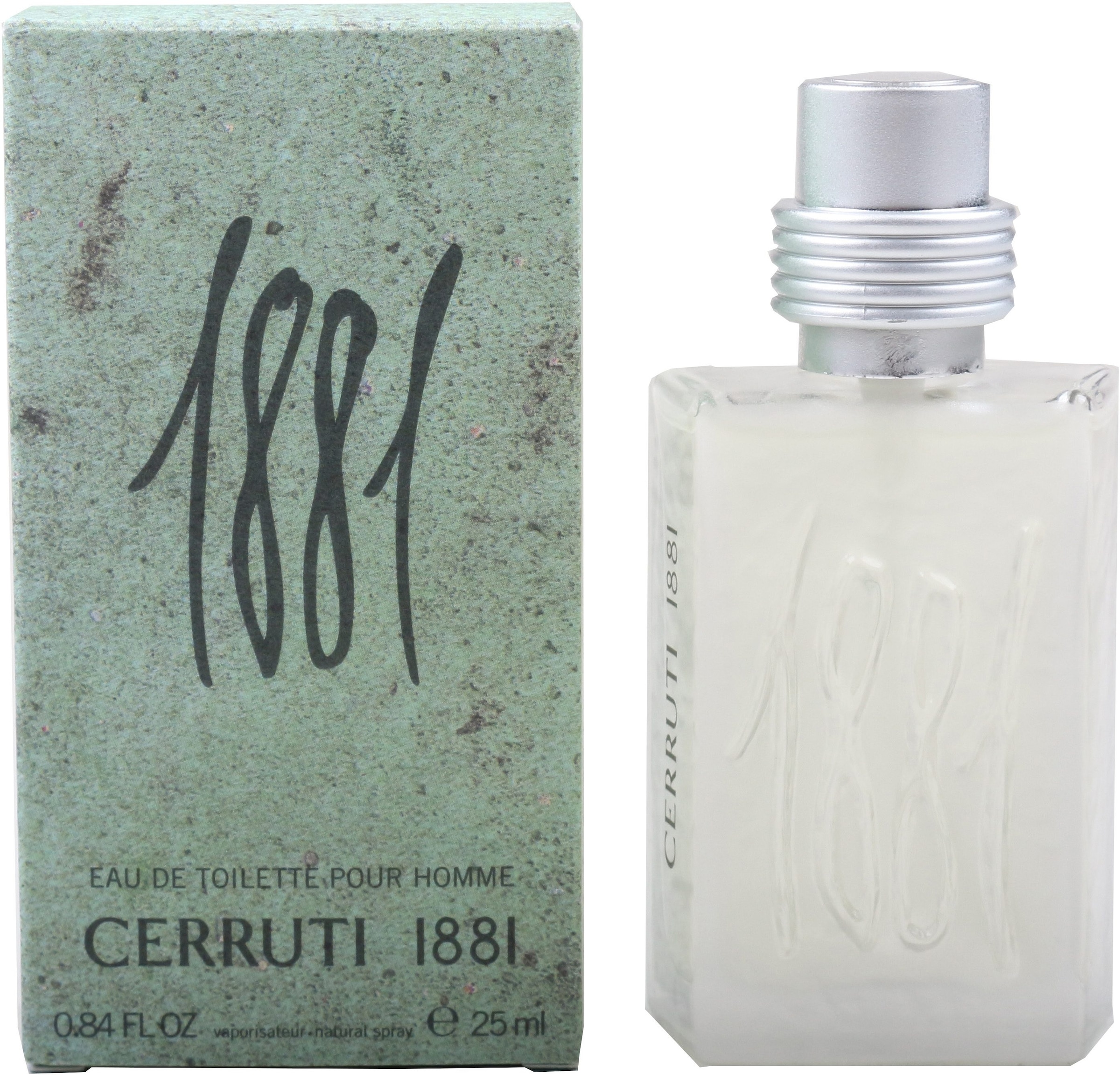 CERRUTI Eau de Toilette »Cerruti 1881 Homme«, mit würzigen Kräutern in der Eröffnung