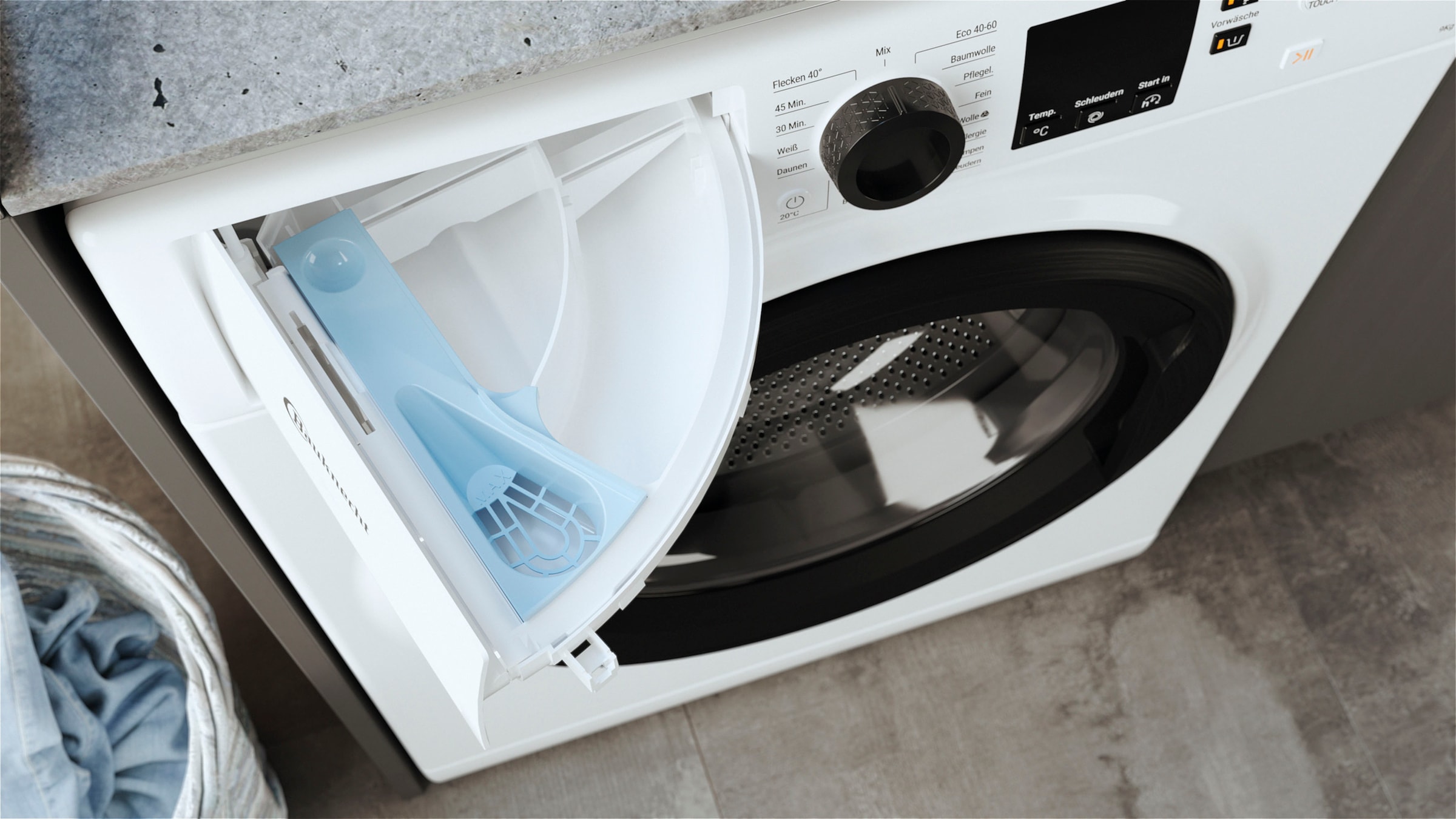 BAUKNECHT Waschmaschine »WAM 914 A«, 9 kg, 1400 U/min, Flecken 40° - entfernt mehr als 100 Flecken bei nur 40 °C