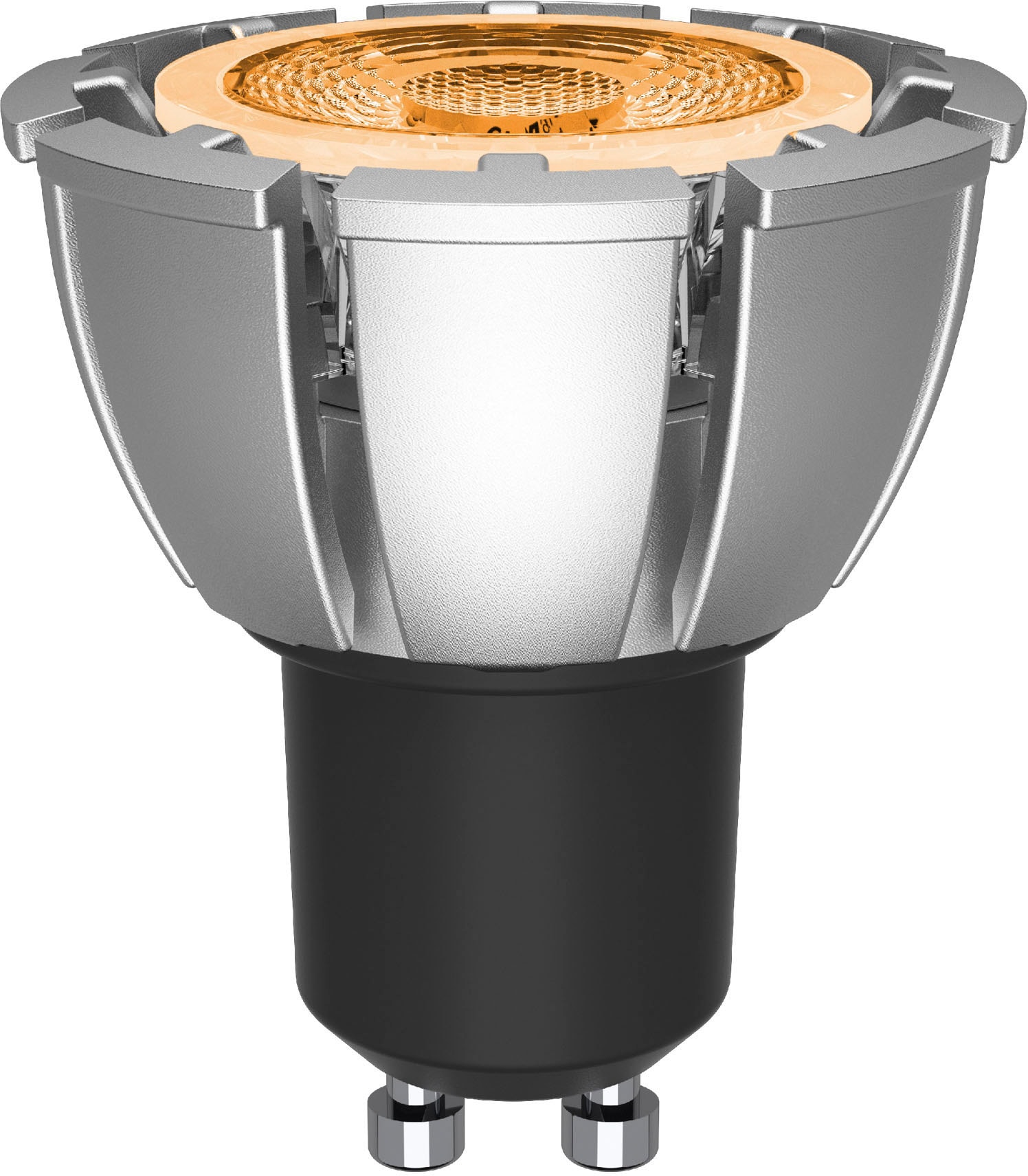 SEGULA LED-Leuchtmittel "LED Reflektor GU10 Ambiente Dimming", L:58cm Ø:4,85cm, silber, Leuchtmittel, LED Reflektor GU10 Ambiente Dimming,