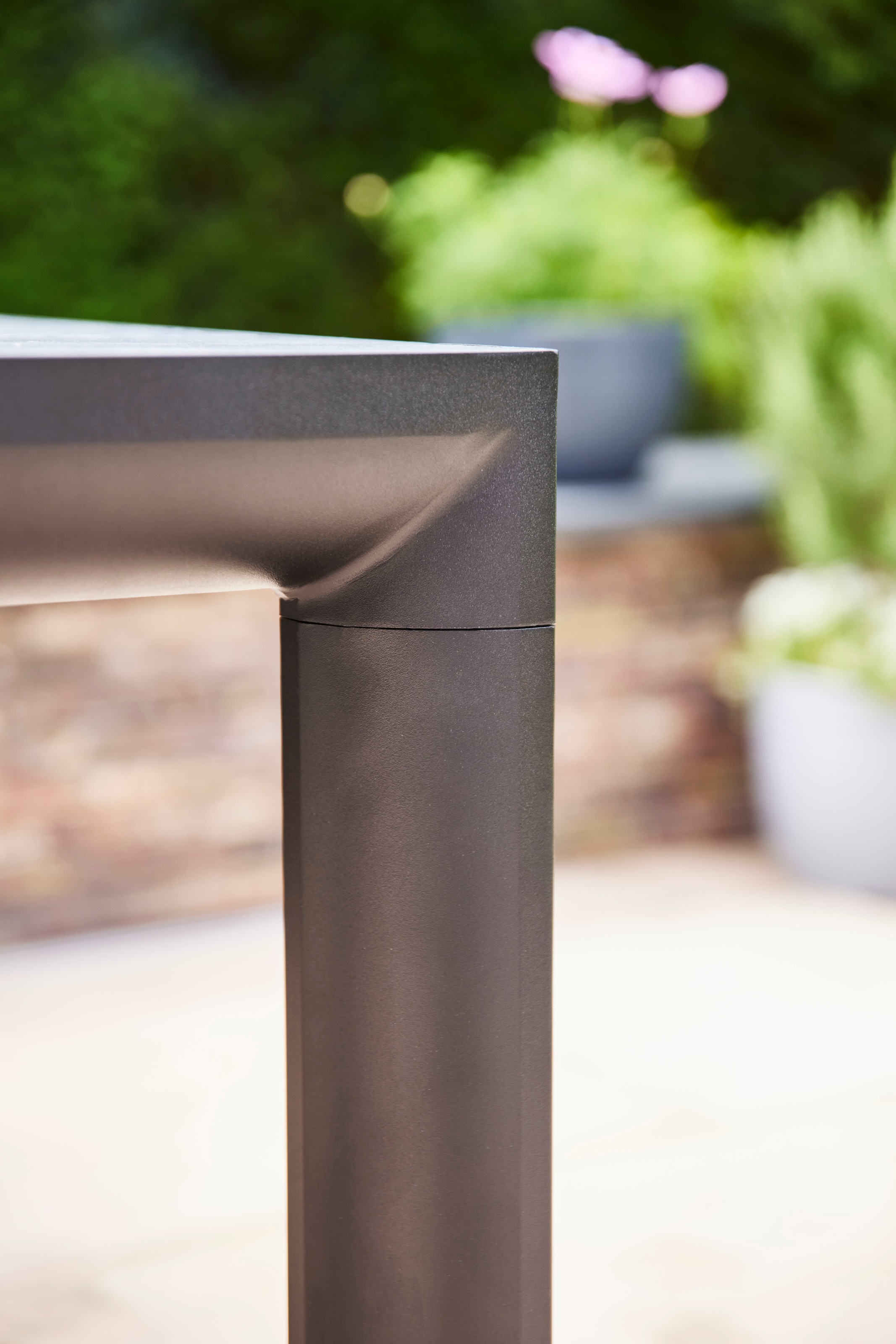 Siena Garden Gartentisch »SILVA Tisch 220x100cm matt anthrazit/wood-grey« Aluminiumgestell, matt anthrazit, Tischplatte aus Keramik in wood grey