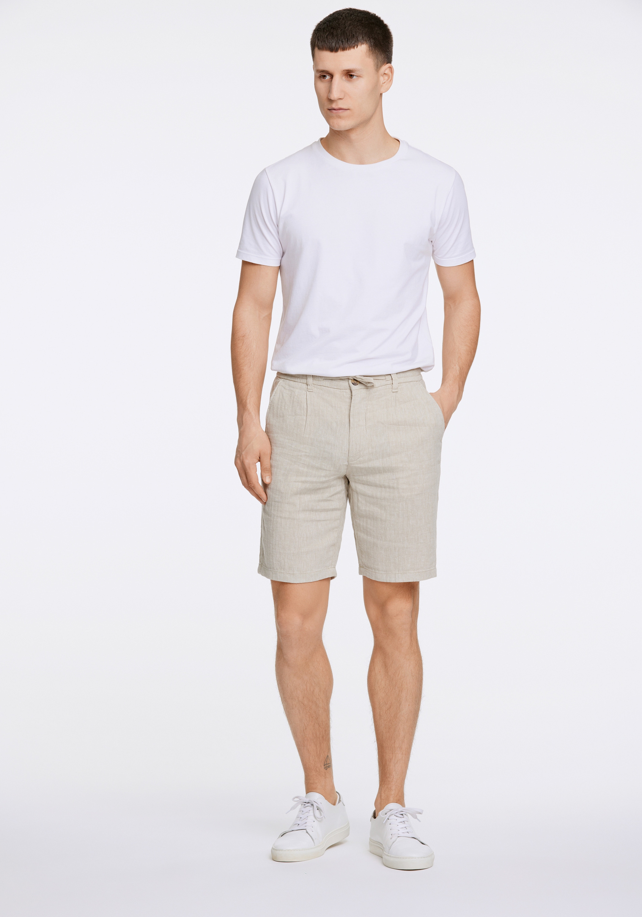 LINDBERGH Shorts »Leinenshorts Relaxed Fit«