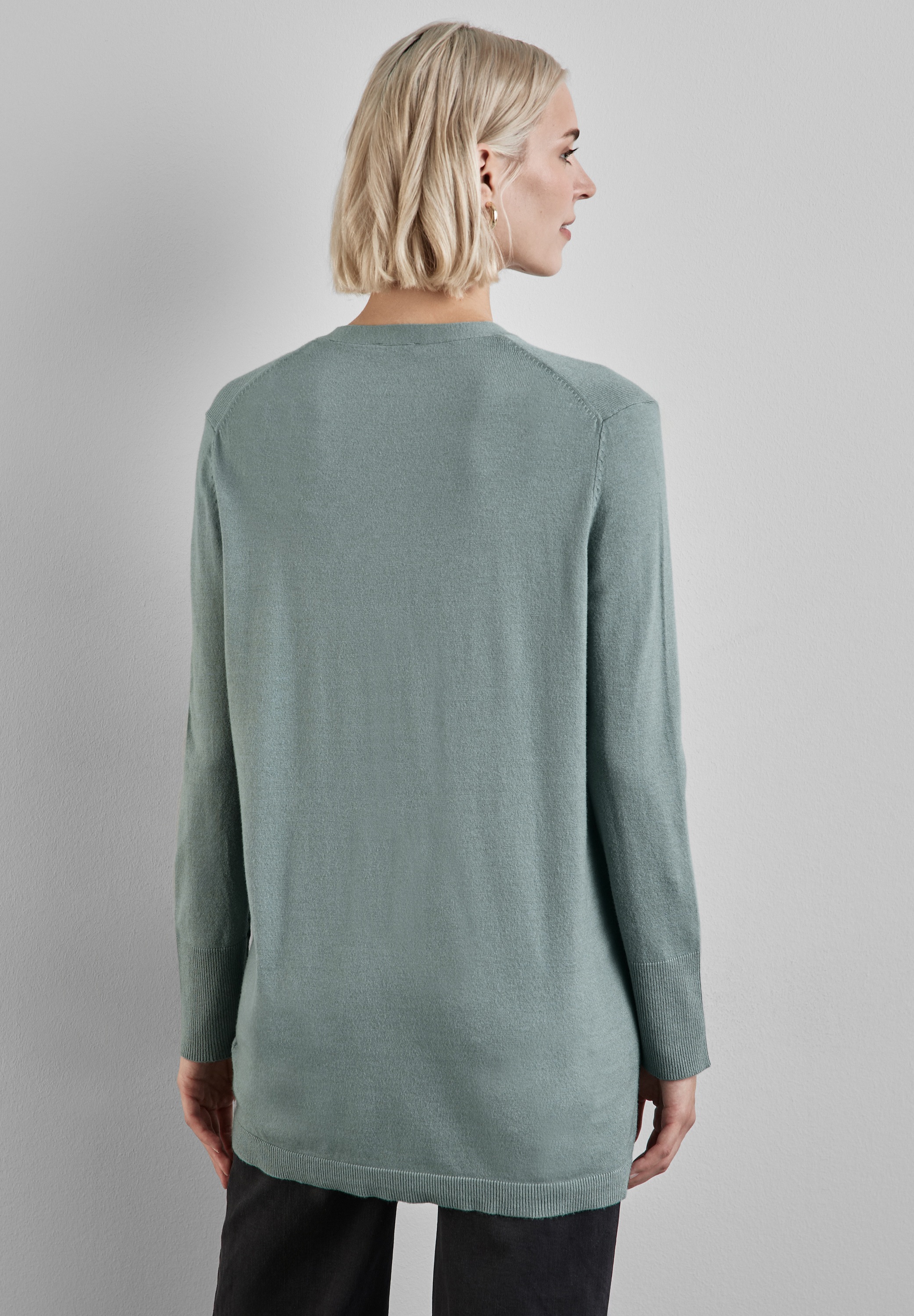 STREET ONE Cardigan, mit V-Ausschnitt