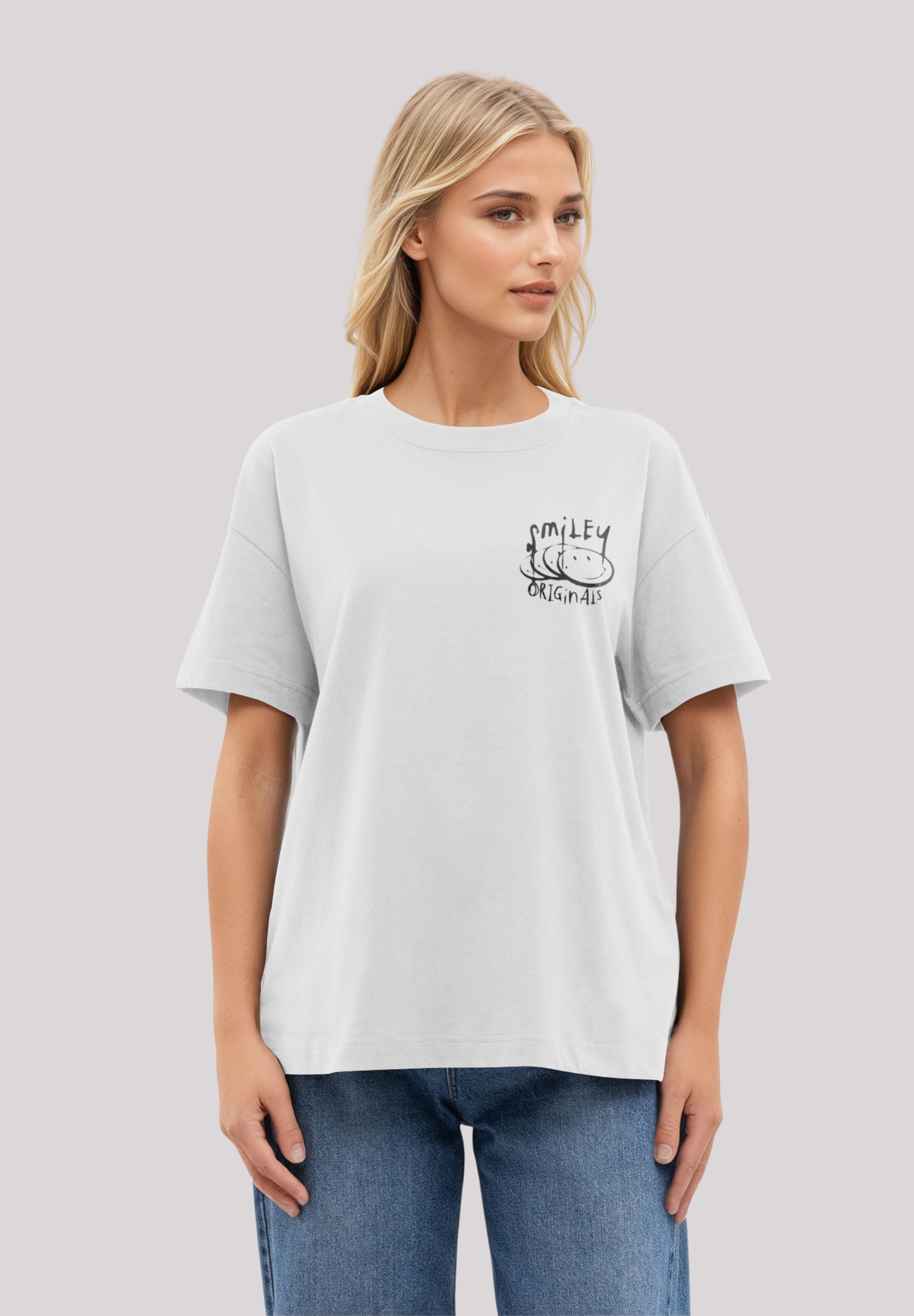 F4NT4STIC T-Shirt "Smiley Originals Punk Drippy Streetwear Graphic", Premiu günstig online kaufen