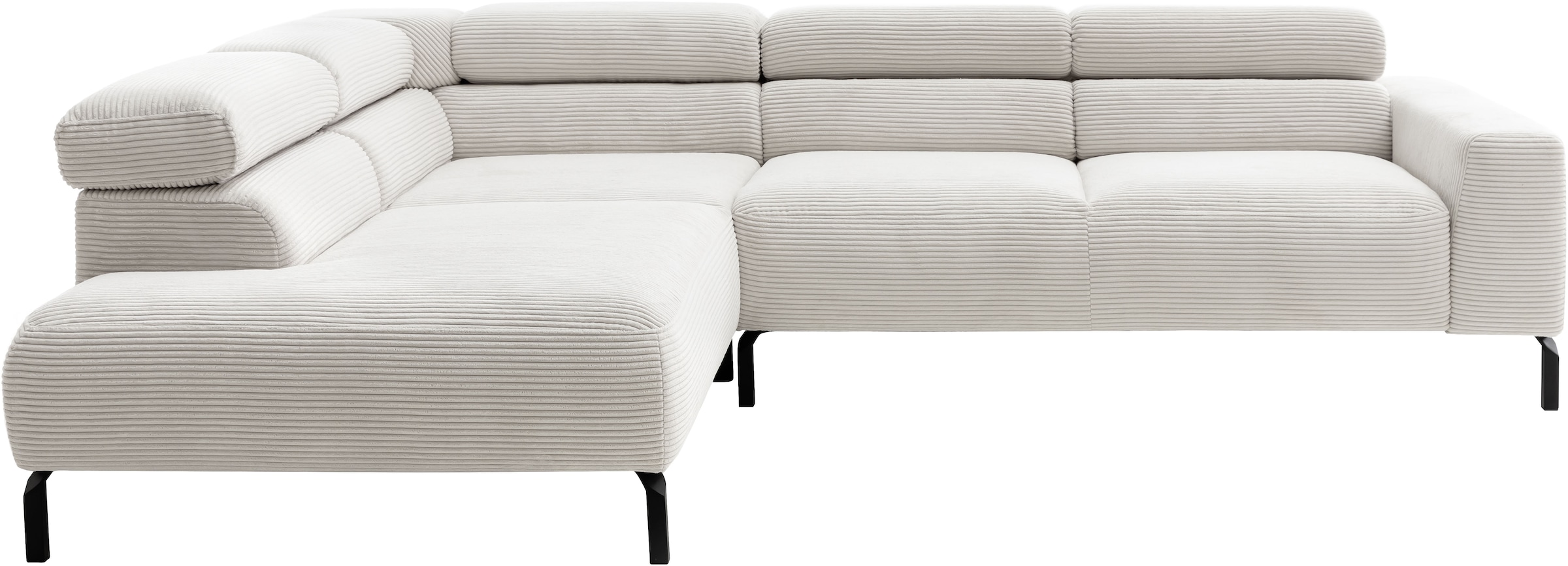 Places of Style Ecksofa "Antonelli, L-Form, inkl. Kopfteilverstellung, Brei günstig online kaufen