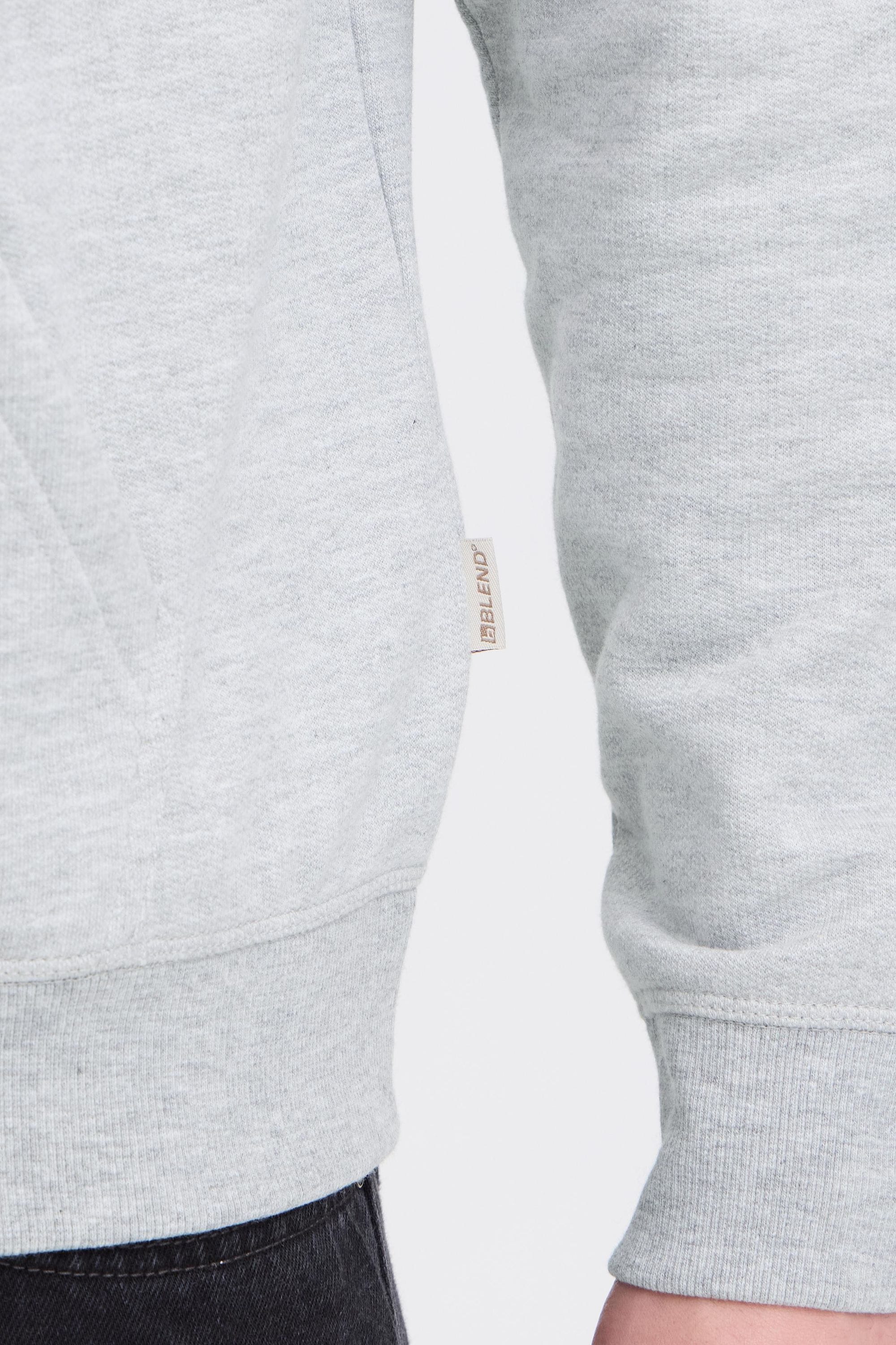 Blend Kapuzensweatjacke »BHBest« Sweatjacke mit Chest-Print