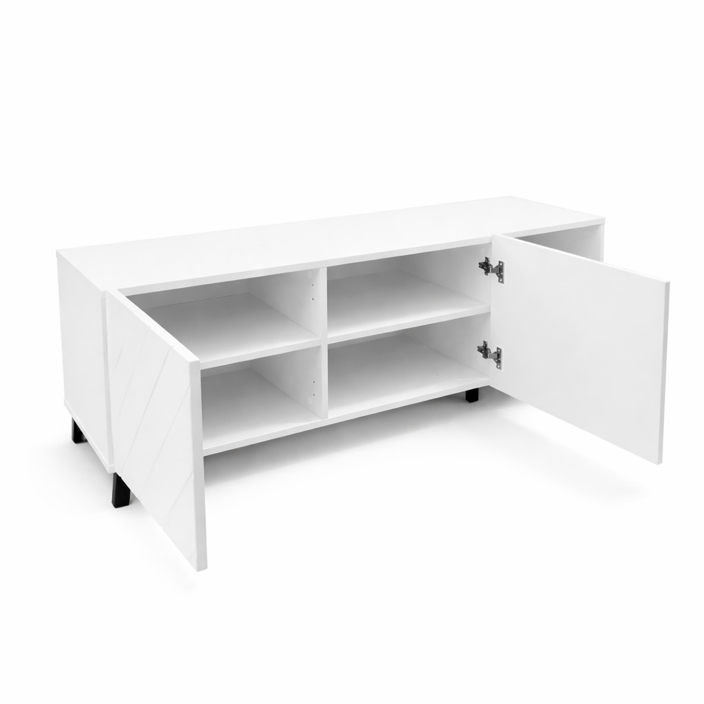 OTTO home Lowboard »HOLLY 1.5, TV-Board, TV-Kommode, TV-Schrank, TV-Unterschrank, TV-Möbel« Modernes lackiertes Hochglanz TV-Board, grifflos, Breite 150 cm