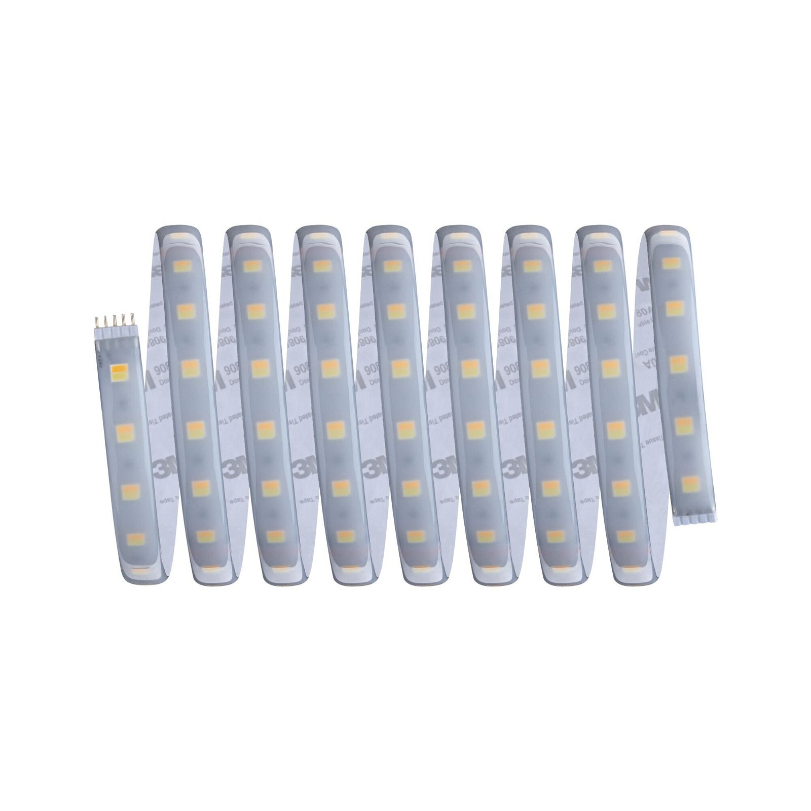 Paulmann LED-Streifen »MaxLED 500 Basisset 3m 20W 230/24V 36VA Silber Kunststoff«, 1 St.-flammig, IP44 Cover 2700K-6500K TunableWhite
