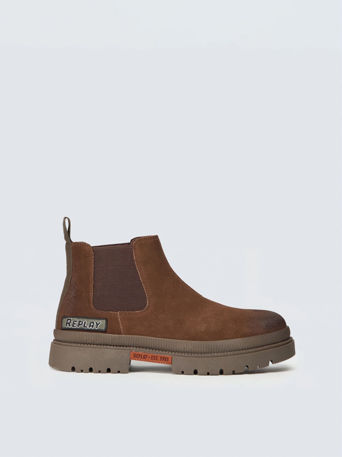 Replay Chelseaboots »SANDTOWN WORK«  Schlupfboots, Stiefelette mit Stretch, Logo an der Ferse