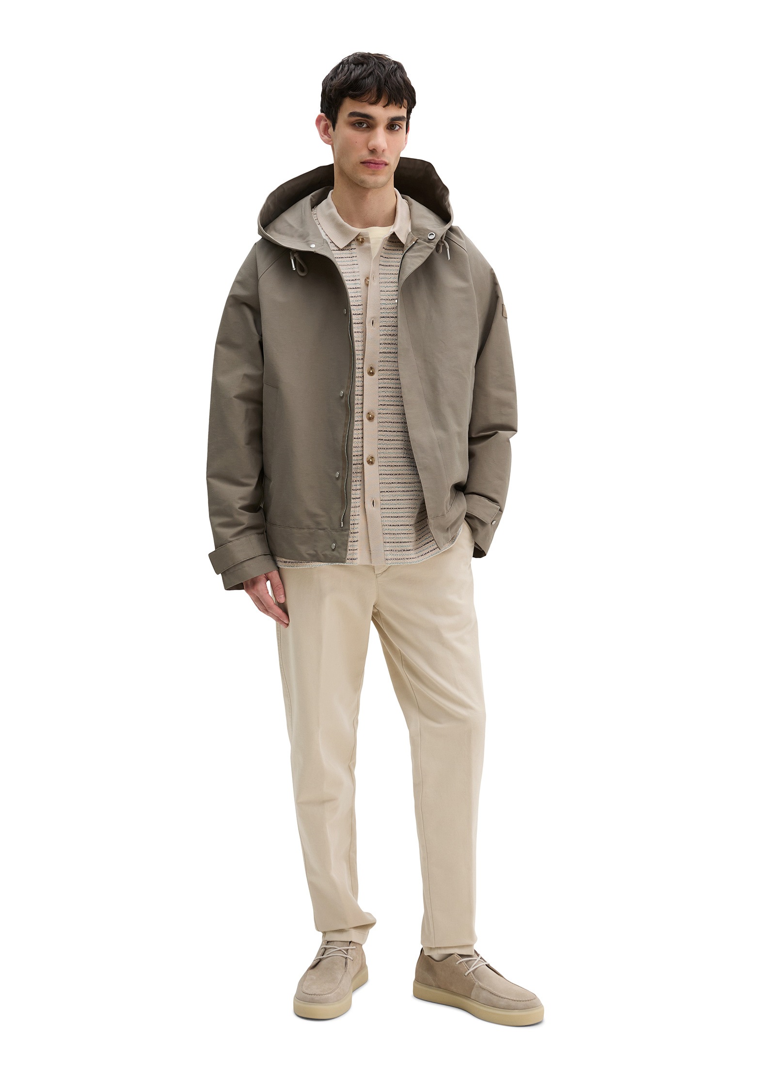 Marc O'Polo Outdoorjacke »aus wasserabweisendem Bio-Baumwoll-Canvas«