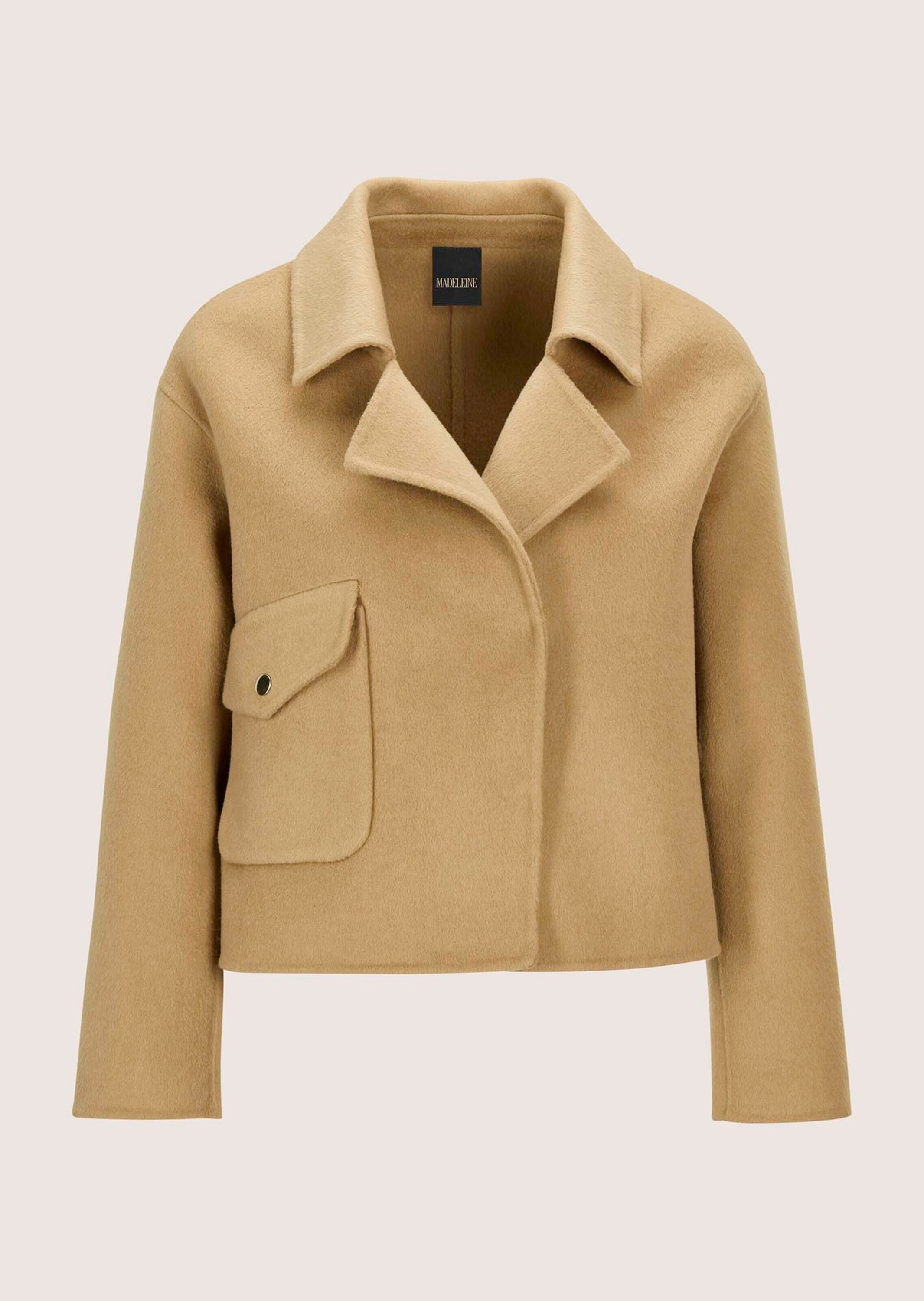 MADELEINE Kurzjacke "Doubleface-Jacke aus Wolle Jas. Zuiver wol" Doublefaceverarbeitung