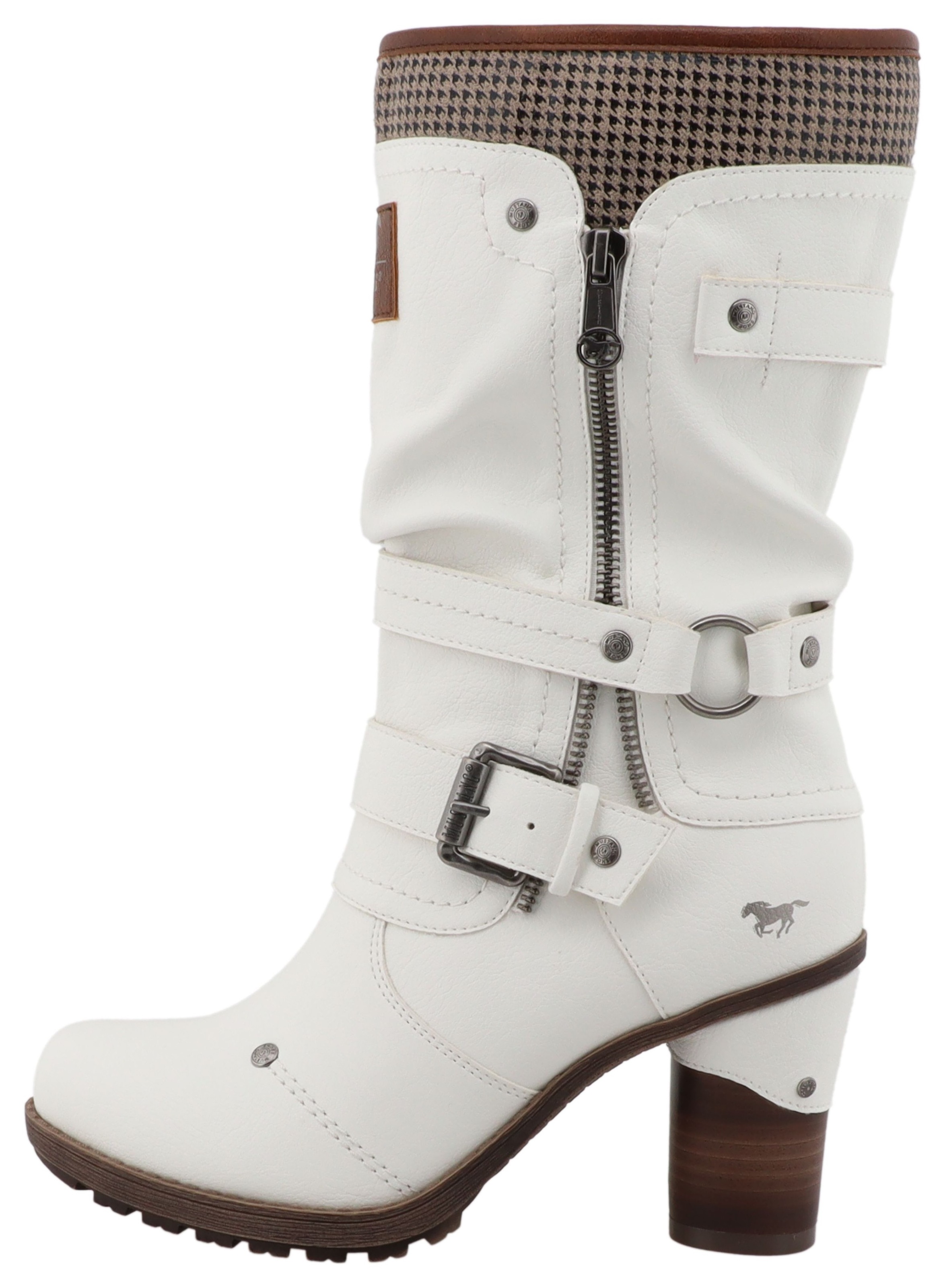 Mustang Shoes Winterstiefel »Palma«, Kurzstiefel, Winterstiefel mit wärmendem Textifutter