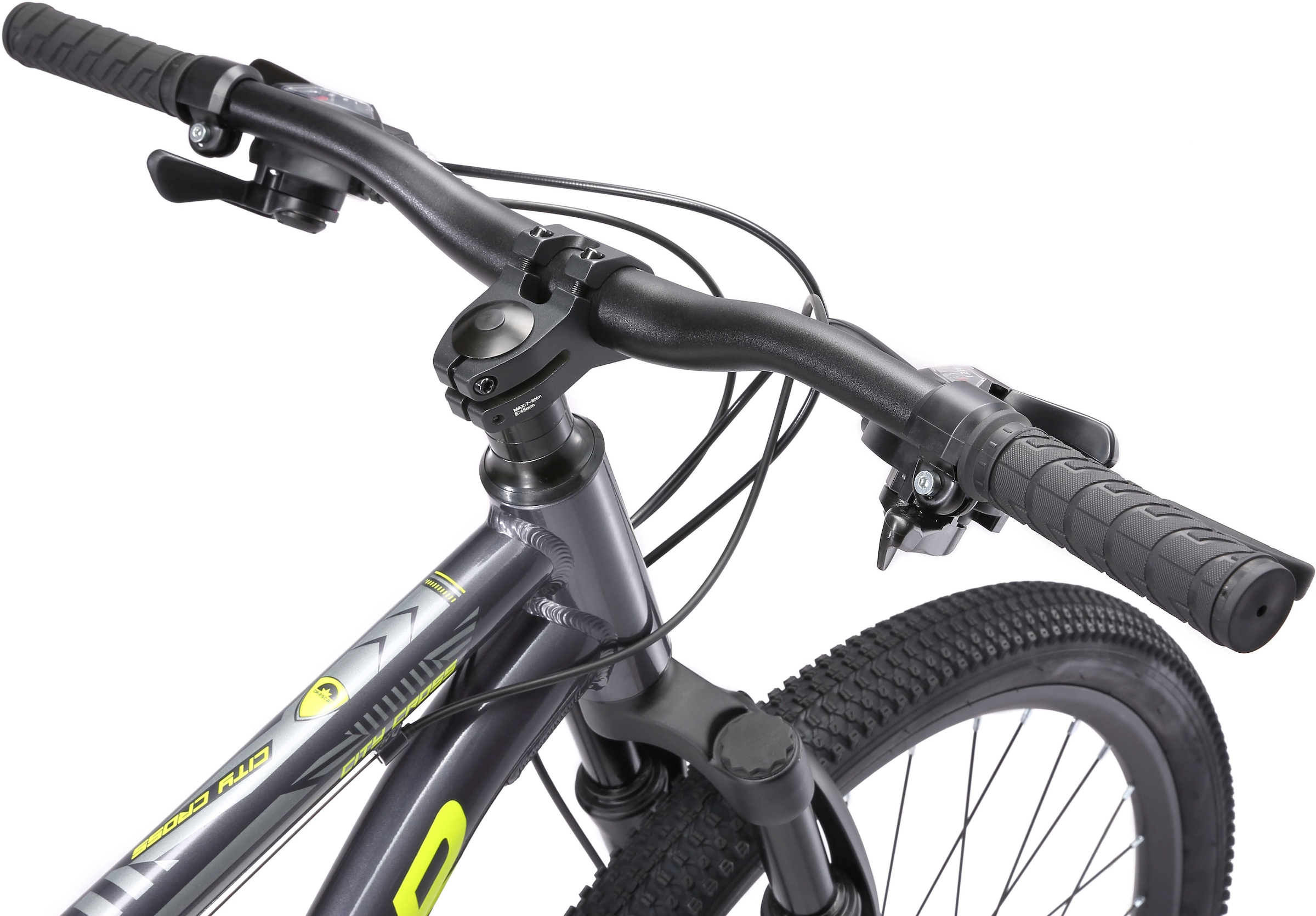 Bikestar Mountainbike, 21 Gang, Shimano, RD-TY300 Schaltwerk, Kettenschaltung, für Damen und Herren, Kettenschaltung