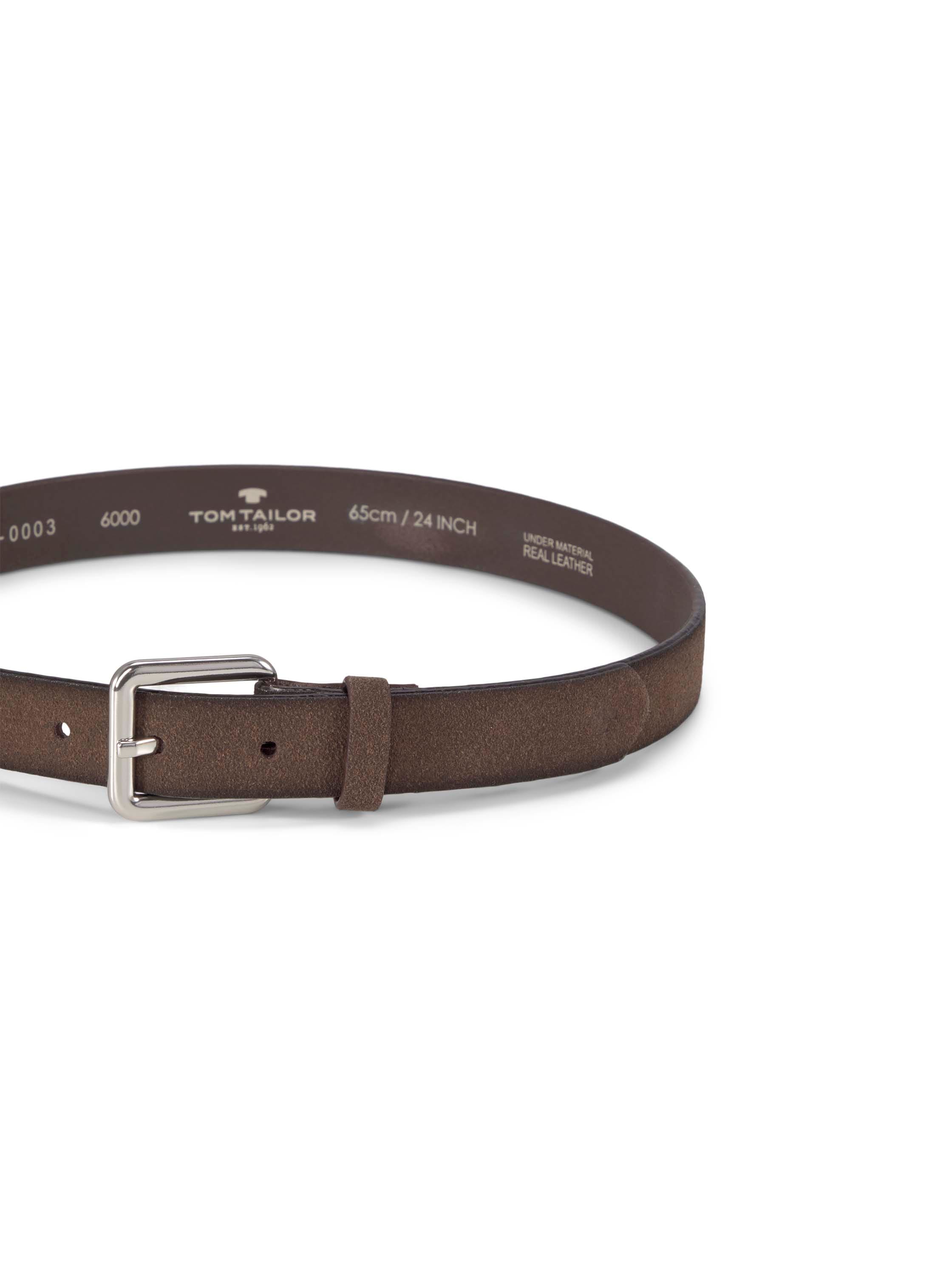 TOM TAILOR Synthetikgürtel »TTDAISY«, 2,5 cm breiter Kinder Gürtel, Mädchen, Veloursleder-Optik