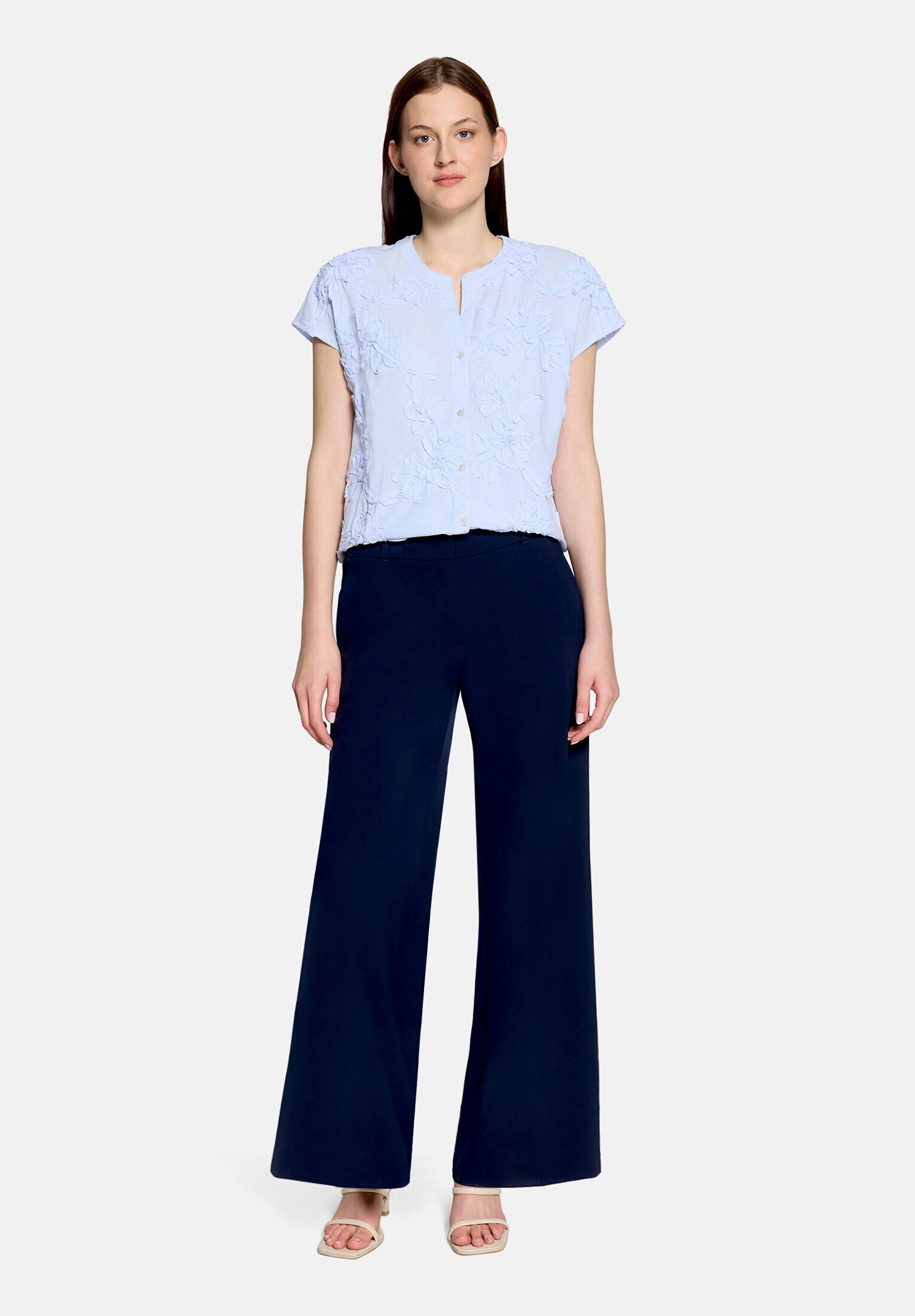 Betty&Co Hemdbluse "Damen mit Stickerei"