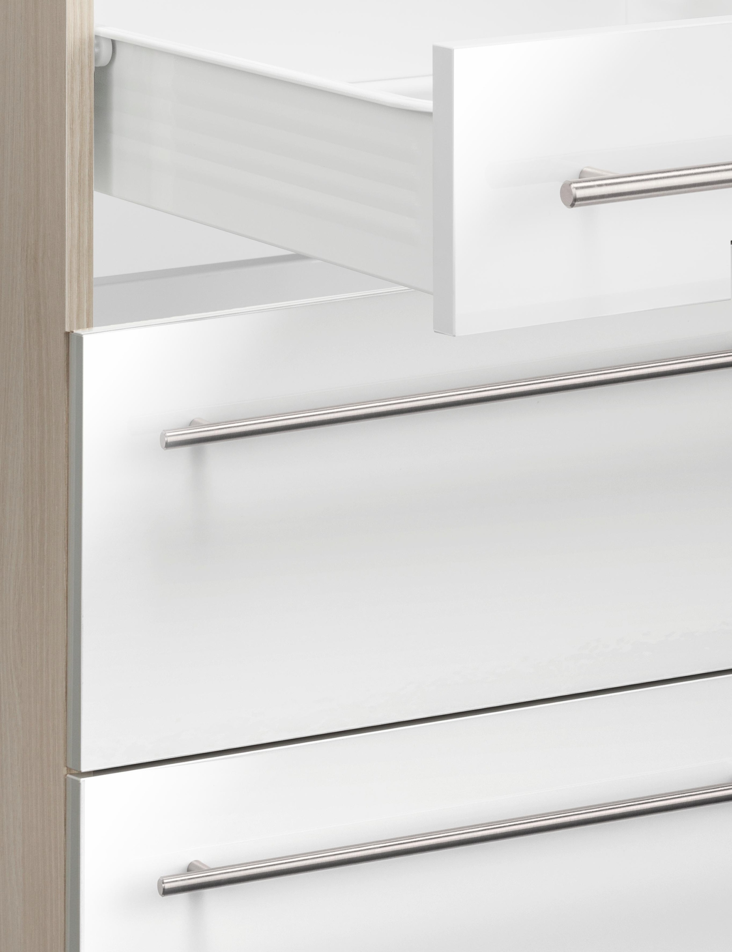 OPTIFIT Winkelküche »Bern«, Stellbreite 315x175 cm,wahlweise mit E-Geräten,höhenverstellb.Füße