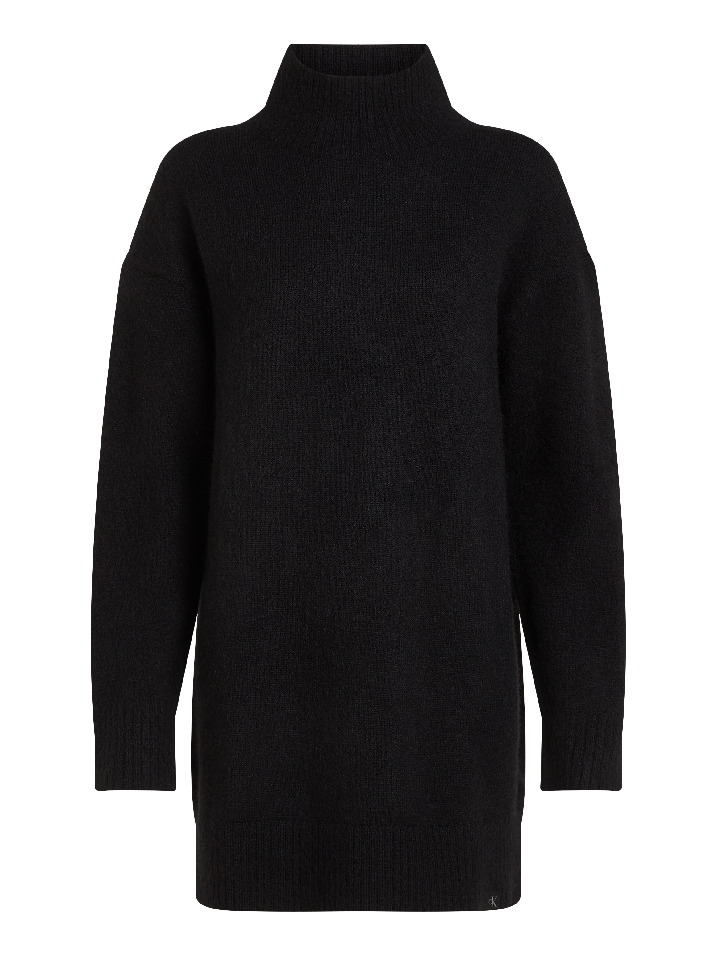 Calvin Klein Jeans Jerseykleid »FLUFFY YARN LOOSE SWEATER DRESS«, mit Logostickerei