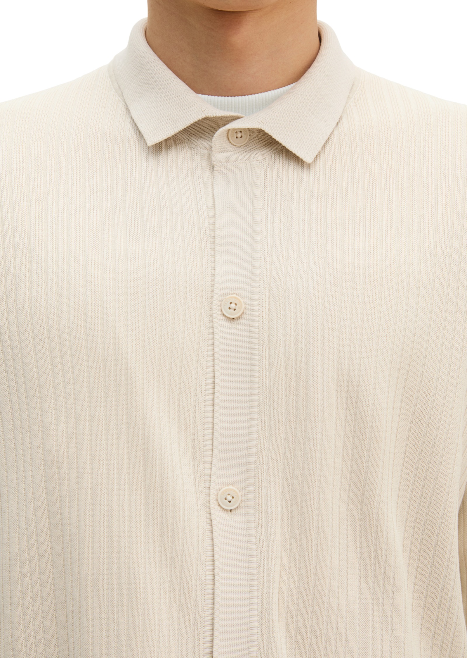 Marc O'Polo Langarmhemd »aus Bio-Baumwolle und TENCEL™ Lyocell«