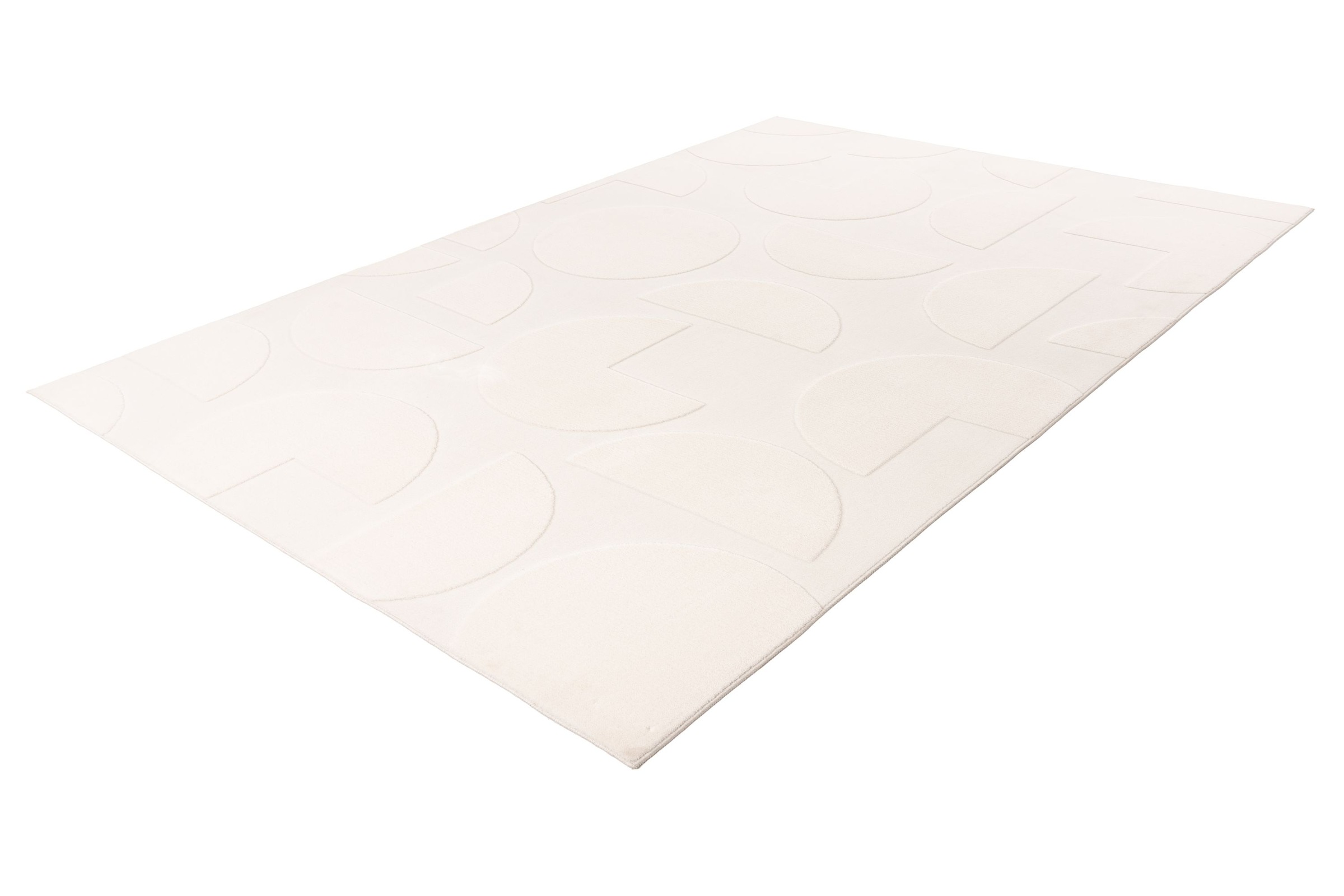 Thumbnail - Kayoom Teppich "Niburi 425" rechteckig 10 mm Höhe weicher Kurzflor, modern gemustert, Wohnzimmer