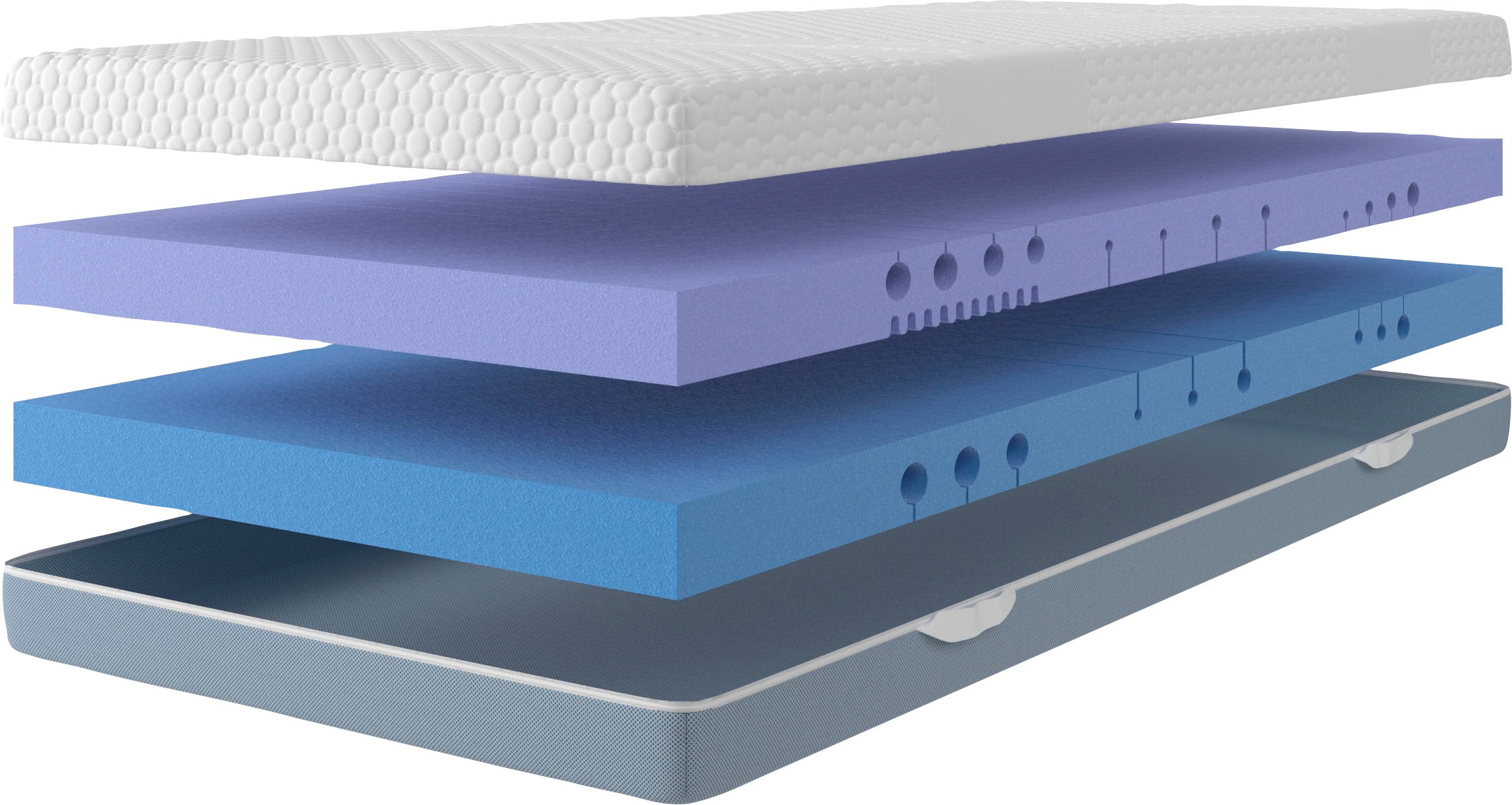 OTTO home Hybridschaum-Matratze "Flipper, 90x200 cm, 140x200 cm & mehr, lan günstig online kaufen