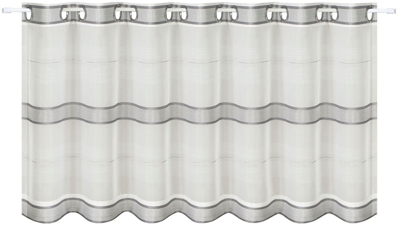 Gerster Scheibengardine "Ubbe" Ösen 1 Stk. tlg. HxB: 50x140, mit modernem S günstig online kaufen