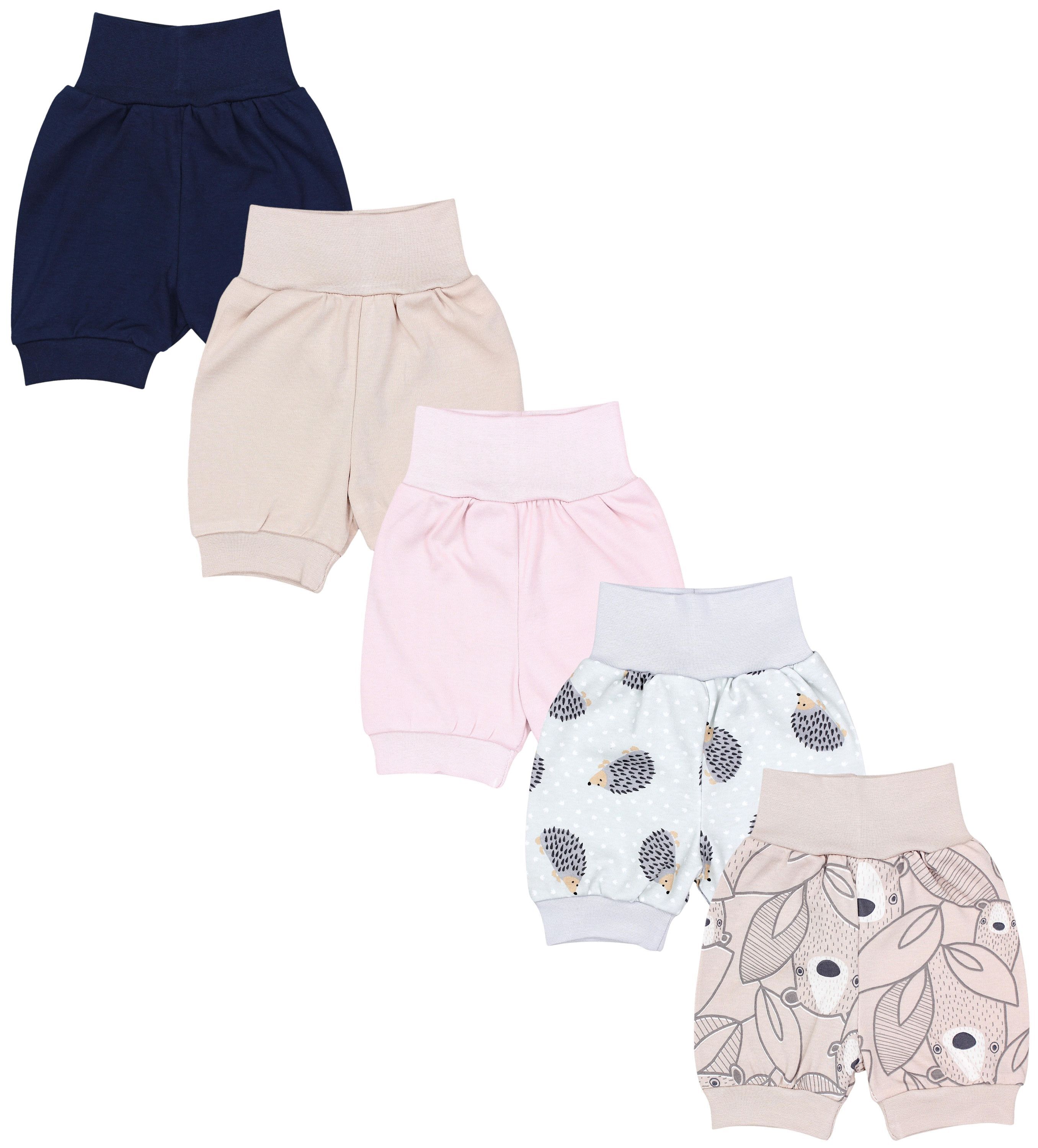 TupTam Pumphose "Pumphose Baby Mädchen Sommershorts 5er Set"
