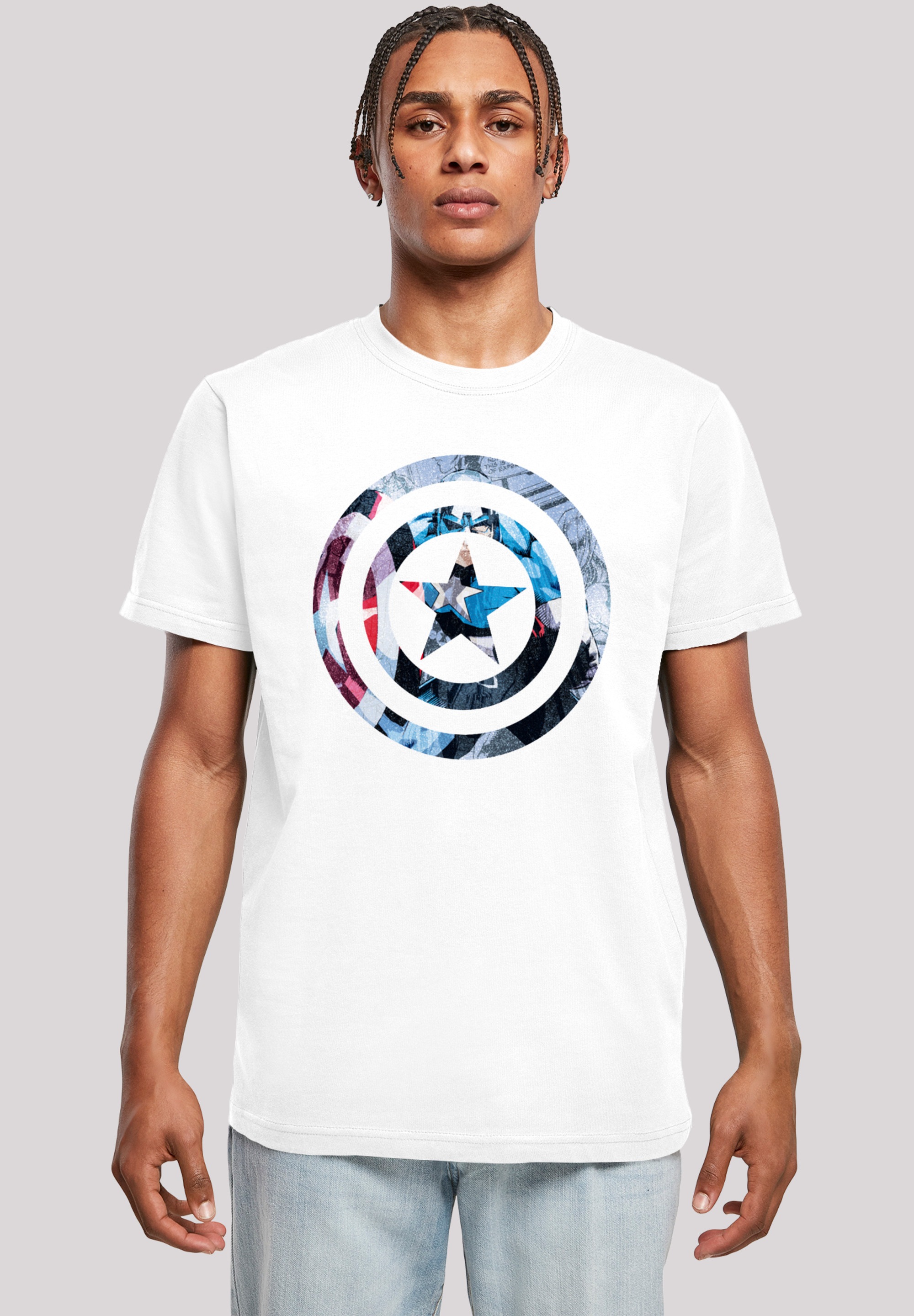 T-Shirt »Marvel Superhelden Avengers Captain America«, Herren,Premium...