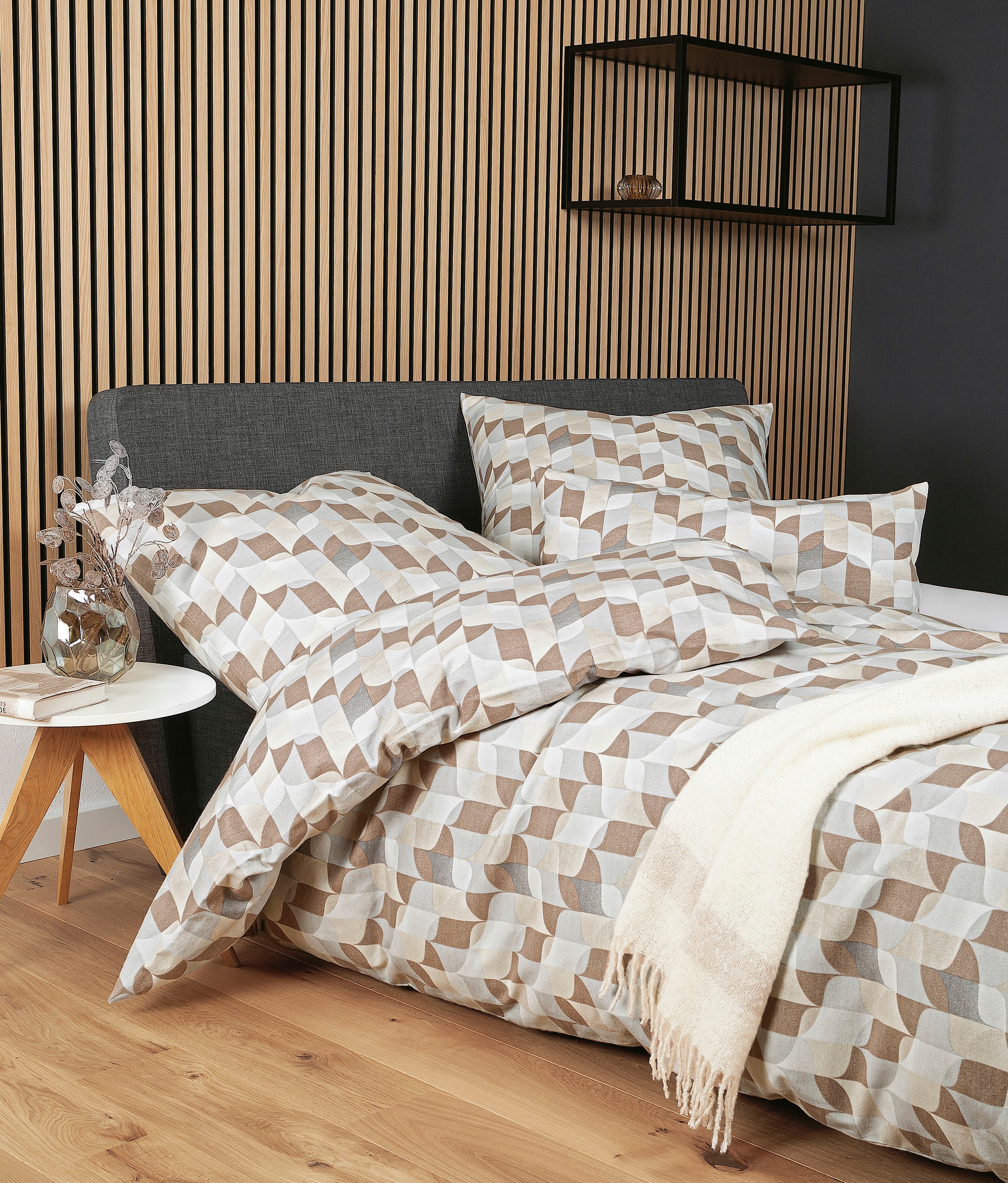 Janine Bettwäsche »Chinchilla S78065 07«, mit Reißverschluss