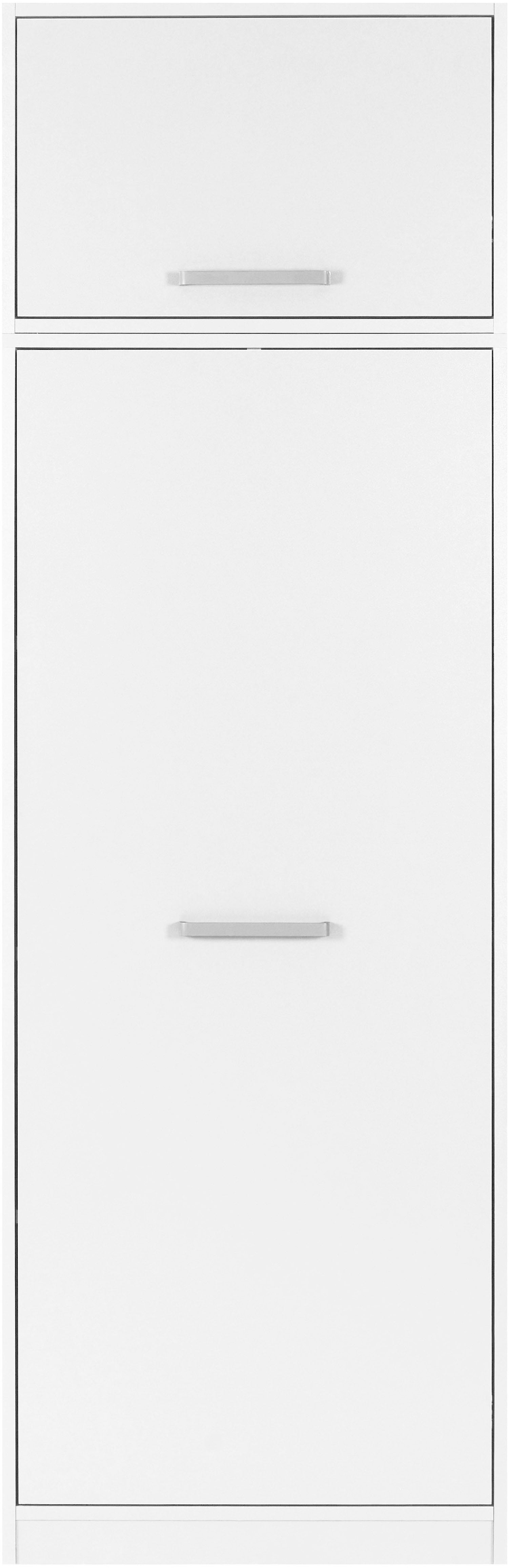 Inter Link "Norela, 2-tlg. Haushaltsschrank, inkl. Kleiderstange, 67 x 68 x 208 cm" 1 Stk. tlg. Hauswirtschaftsraum, höhenverstellbare Füße und Einlegeböden