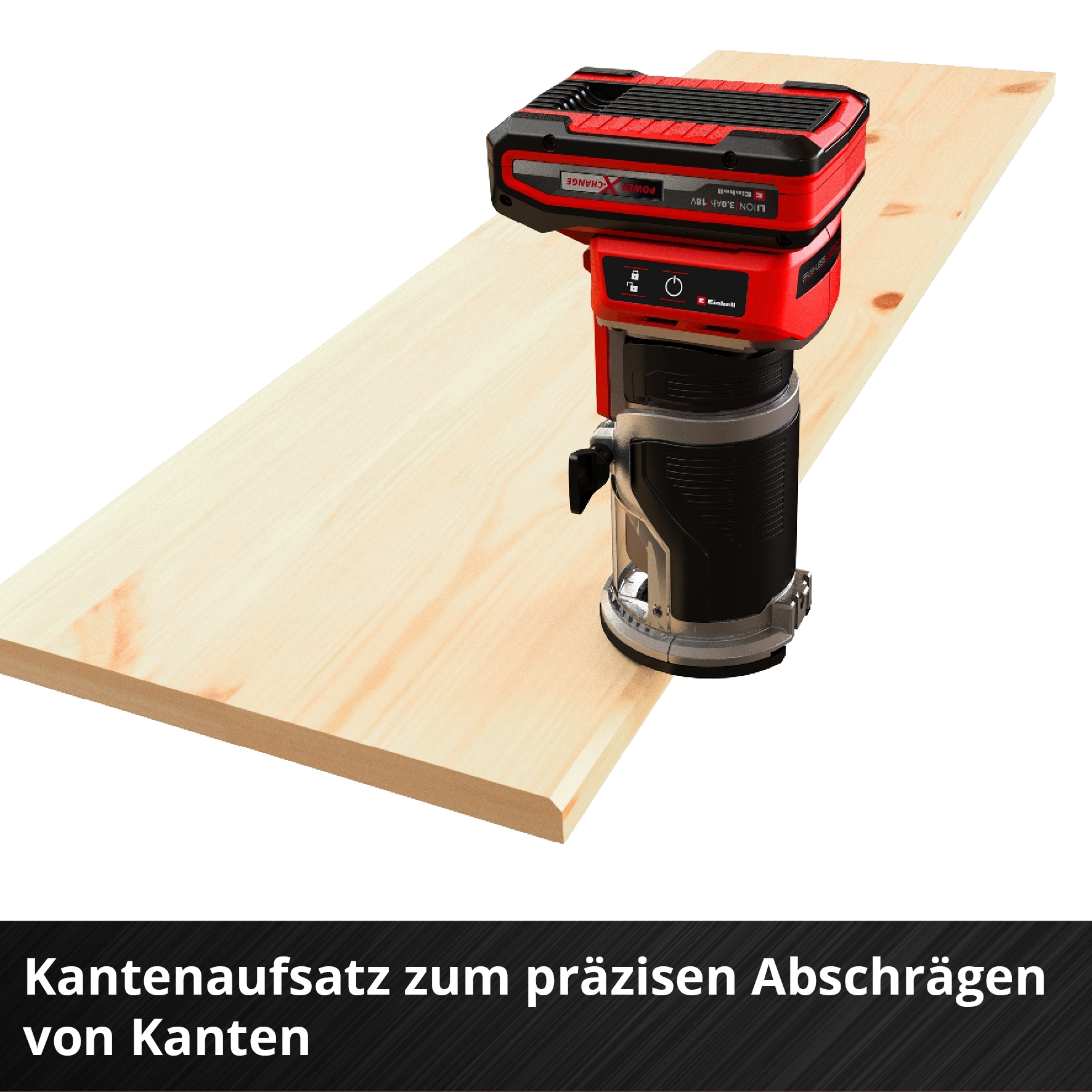 Einhell Akku-Fräse »TP-ET 18 Li BL - Solo«, Kantenfräse ohne Akku und Ladegerät