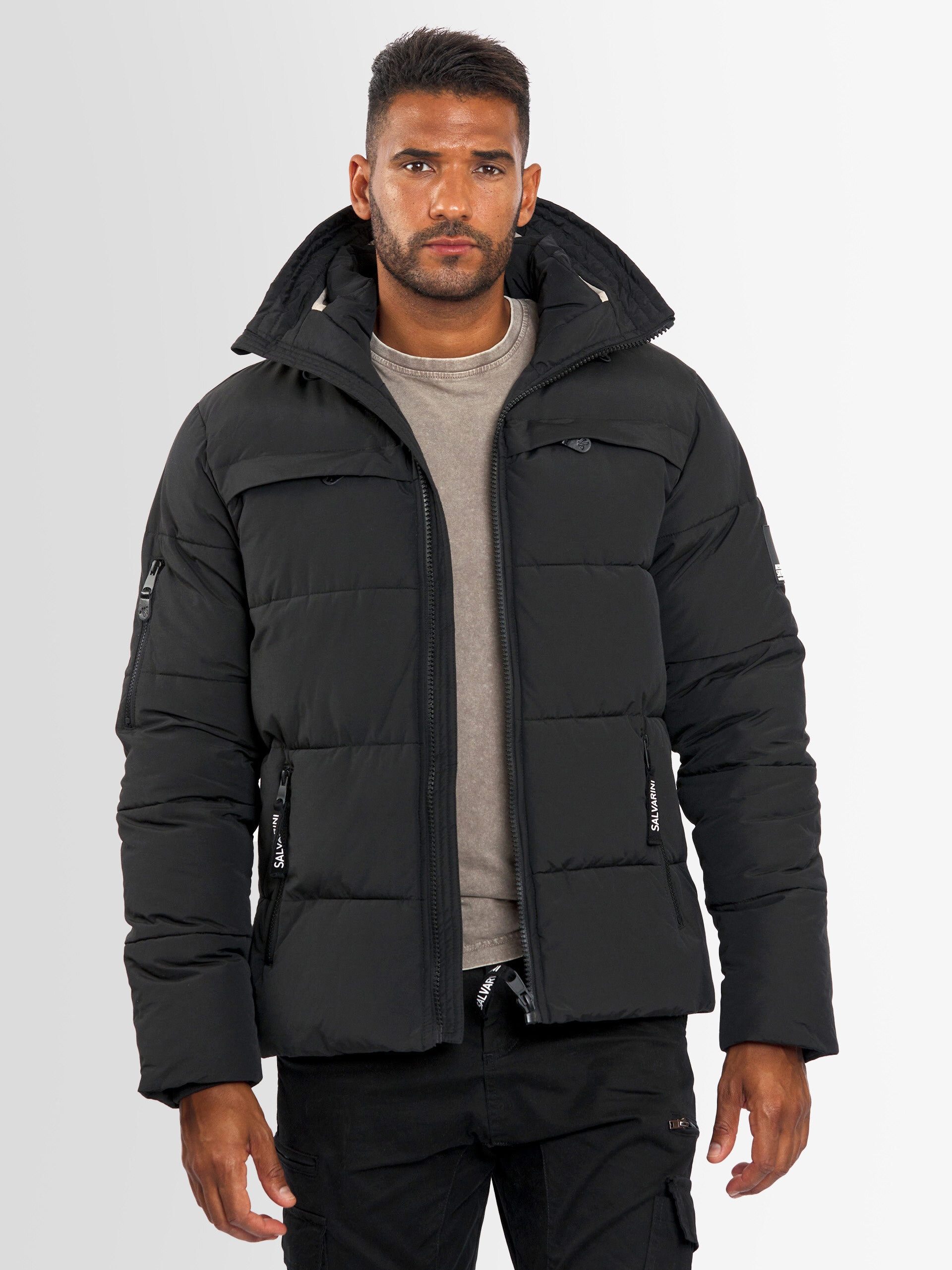 Winterjacke »ASDiego«, mit extra hohem Kragen und vielen Taschen