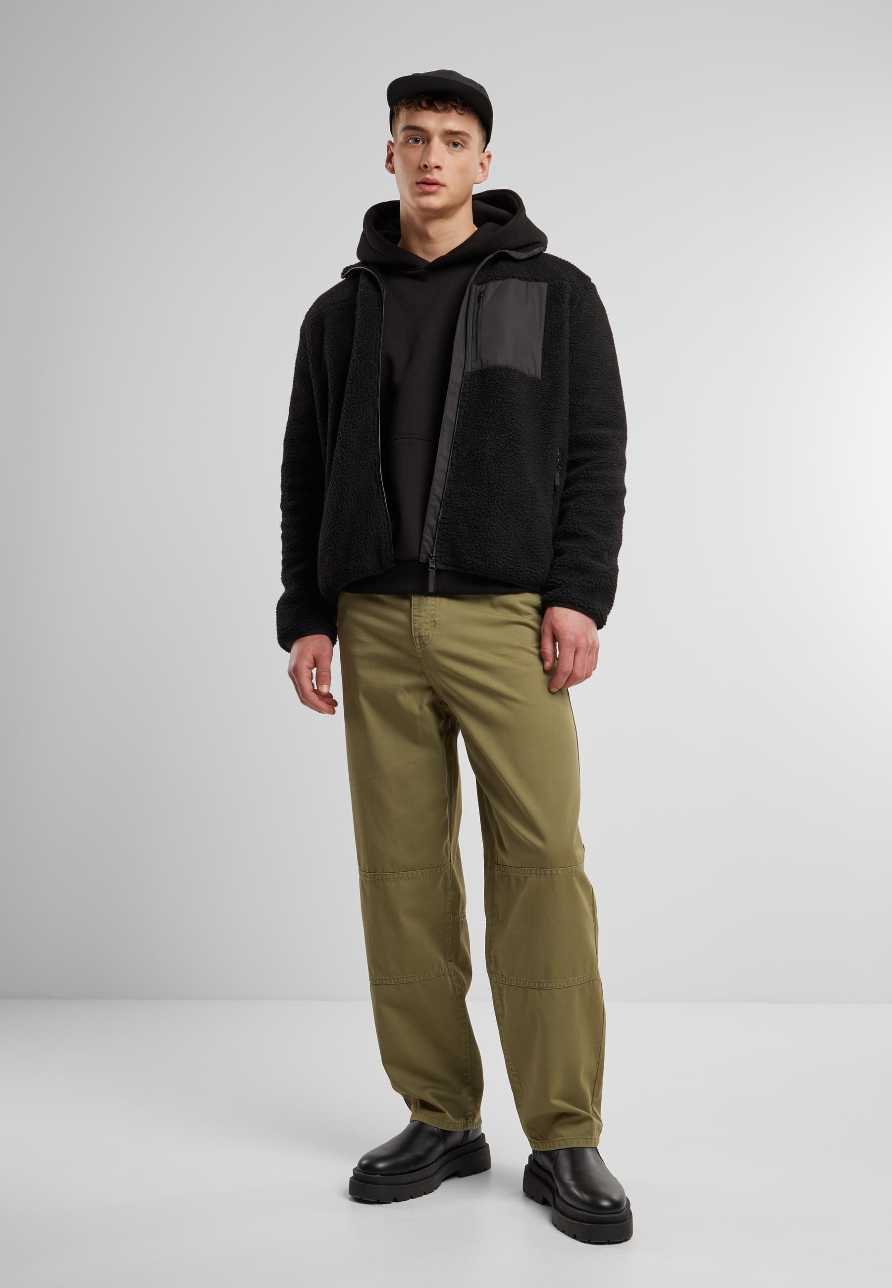 URBAN CLASSICS Stoffhose »Urban Classics 90es Pants With Dividing Seams«, (1 tlg.)