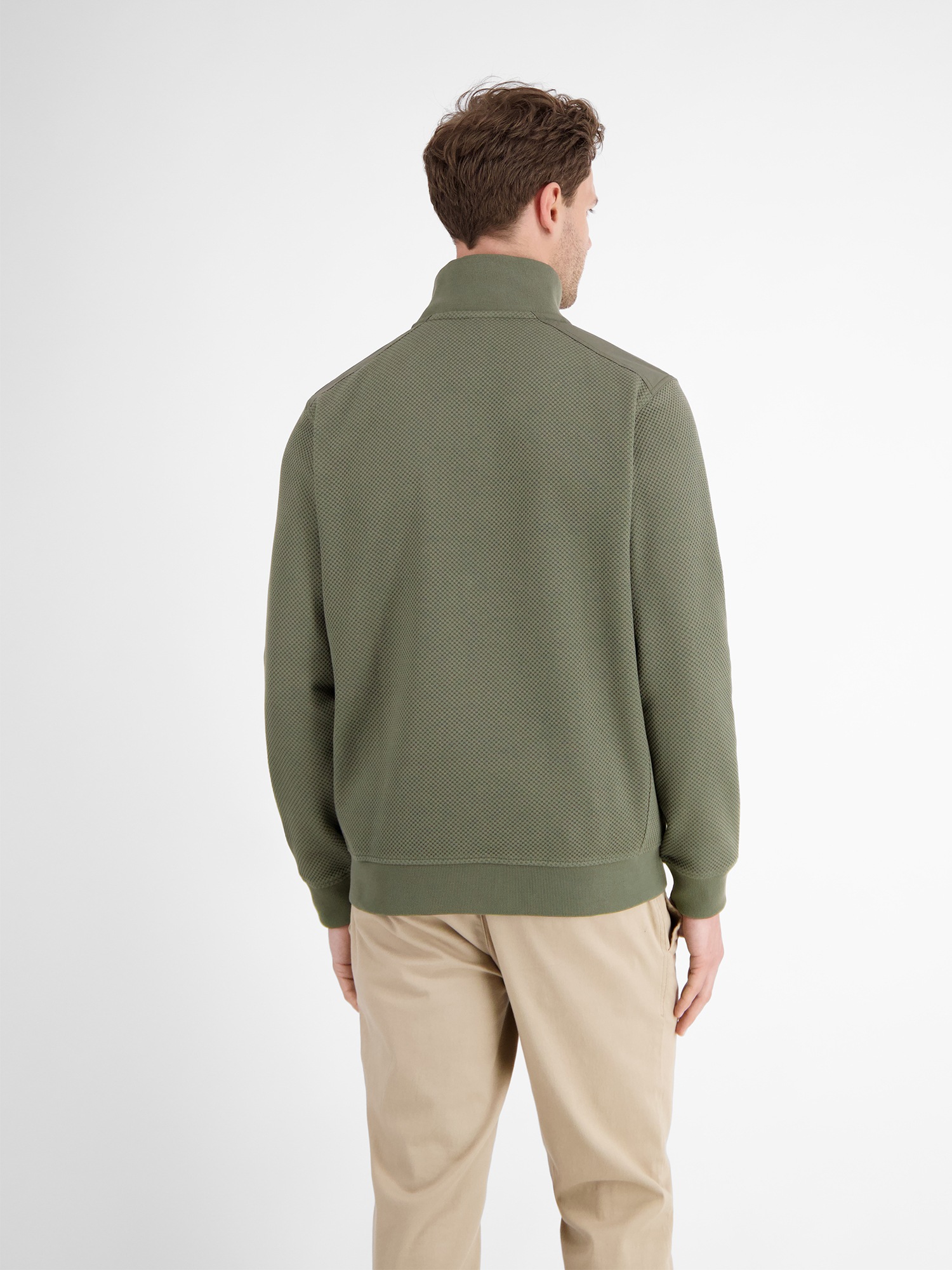 LERROS Sweatjacke "LERROS Herren Sweatjacke in sportiver Struktur" günstig online kaufen