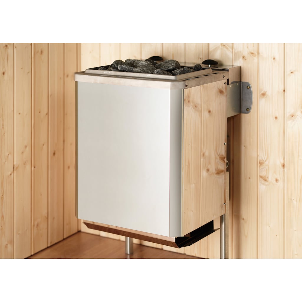 weka Sauna »L_ars Trend Eck 2«, 9 kW Ofen mit int. Steuerung